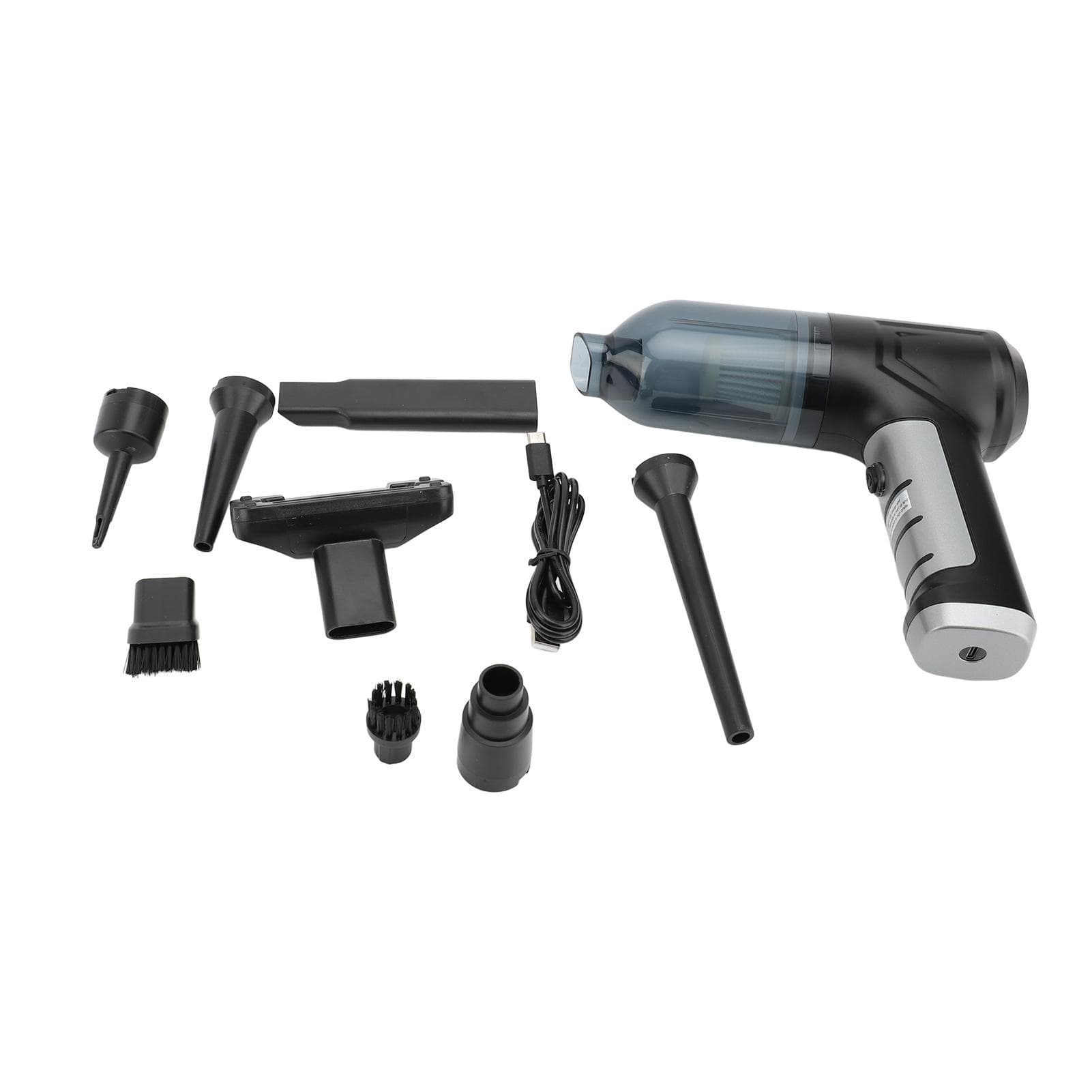 Handheld Car Vacuum High Power Portable Vacuum Cleaner with Multi Nozzles 4000mAh Rechargeable for white