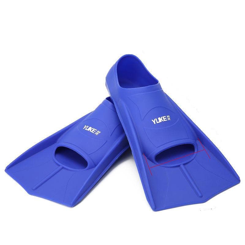 Unisex Silicone Short Swimming Fins for Freestyle and Breaststroke – Lightweight Training Gear for Adults and Children. S (EU 36-38)