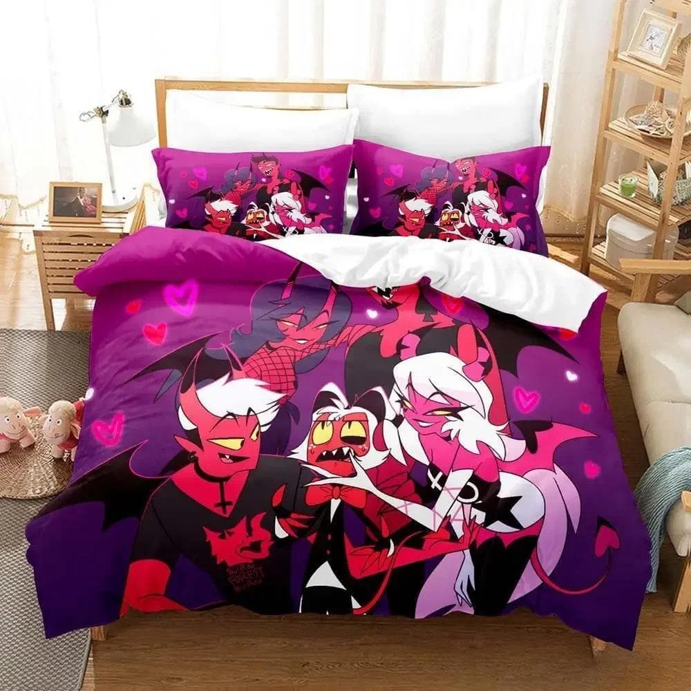 3D Print Fizzarolli Boss Bedding Set Single Twin Full Queen King Size Bed Set Adult Kid Bedroom Duvet cover Sets Anime Game Bed 70x133cm 2pcs
