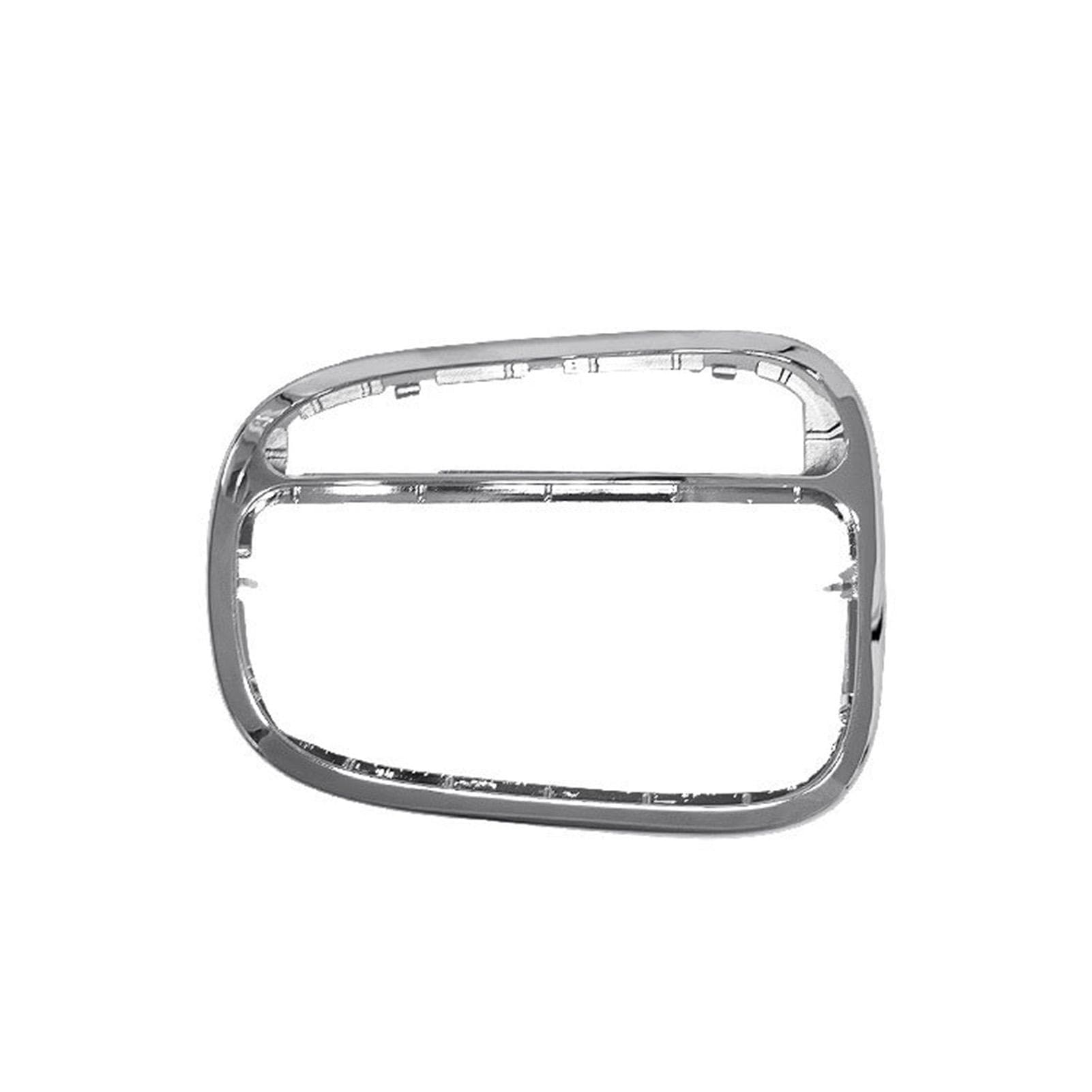 Center Auto Trans Shifter Trim Indicator Cover Console Gear Frame Replacement for Mercedes-Benz silver