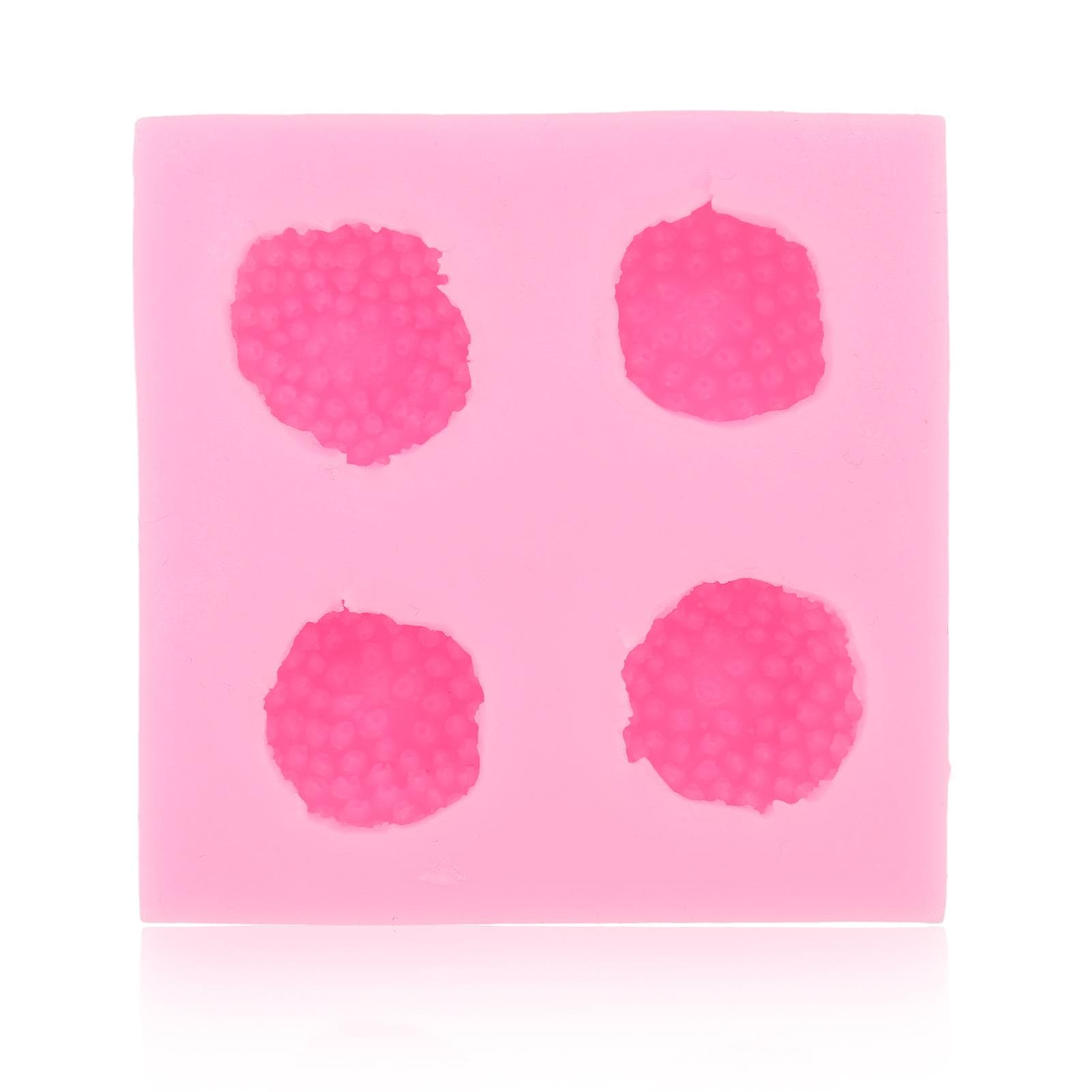 Strawberry Silicone Mold Multipurpose Prevents Stick Soft Food Grade Silicone Fondant Mould for DIY pink