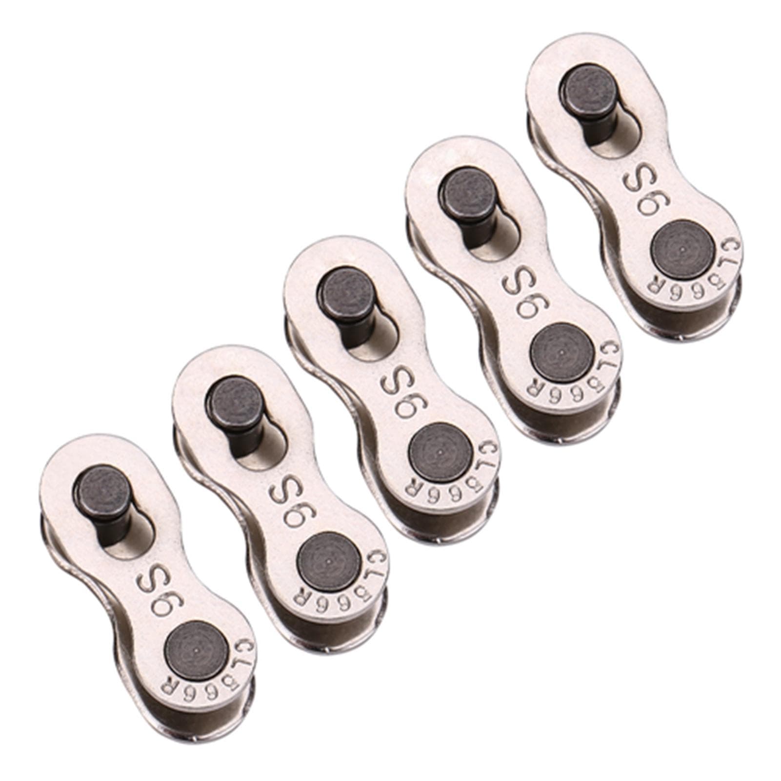 5 Pairs Heavy Duty Bike Quick Release Chain Mater Link Magic Joint Connector for 8/9/10 Speed 9 speed