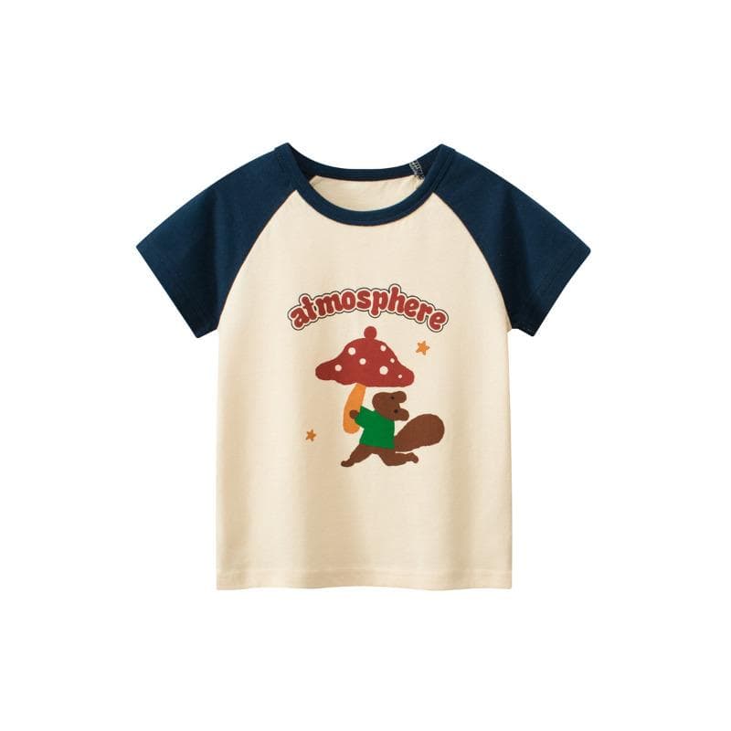 Children's Clothing Summer New Girls' Short-Sleeved T-shirt Bottoming Shirt Baby Clothes 140cm