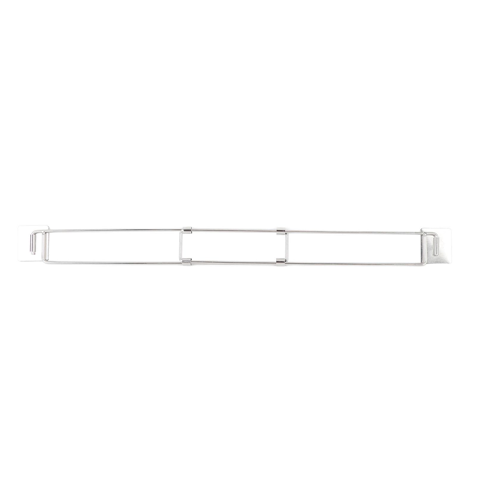 2 Set RV Fridge Bars 12.44in22.63in Adjustable Shelf Secure Stabalizer Stainless Steel