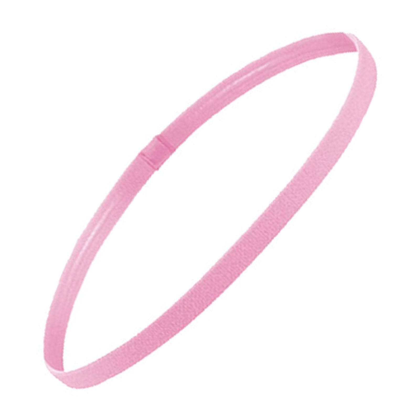 Thin Non Slip Elastic Sport Headband Hair Band with Non Slip Silicone Grip Exercise Sweatband