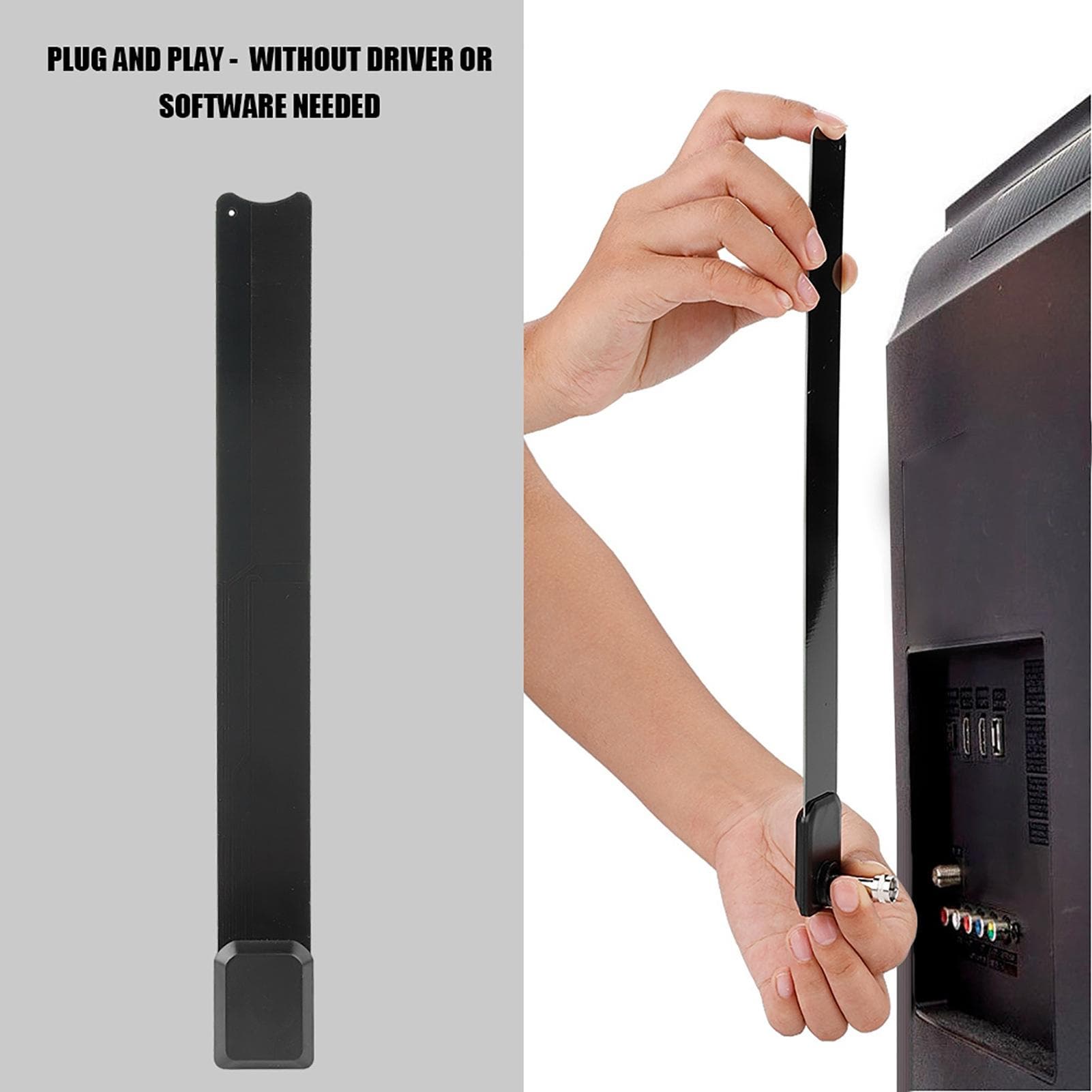 TV Key Antenna 480p‑1080p HD Digital TV Signal Antenna 100+ Free TV Channels
