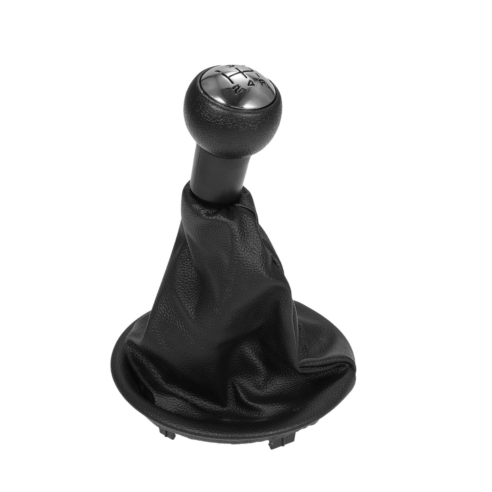 5 Speed Gear Shift Knobs Boot Cover Replacement for Citroen Xsara Xantia 206 207 306 307 0 black