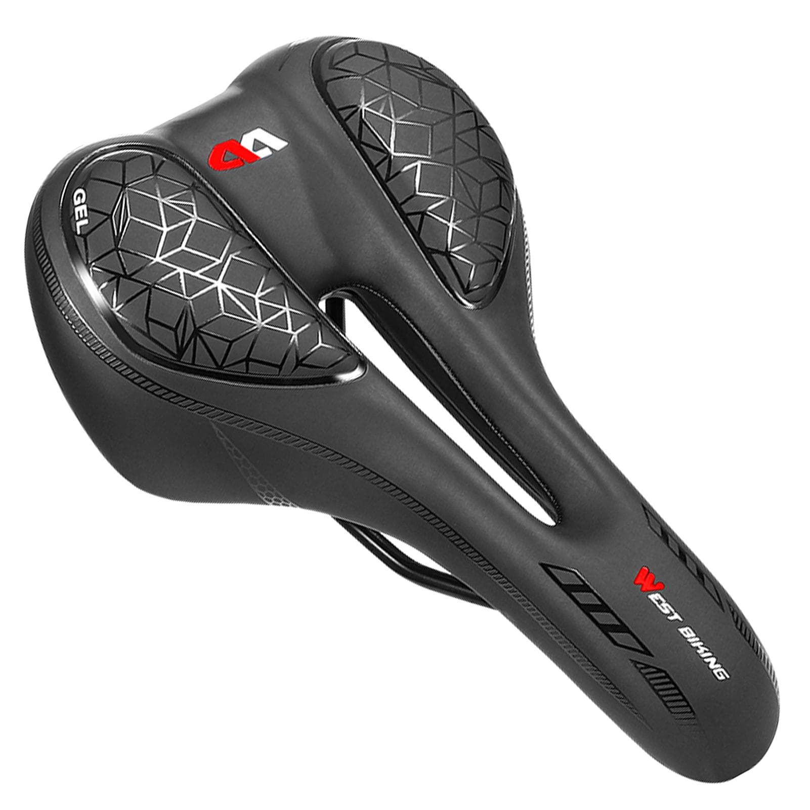 Bike Seat Padded Bicycle Saddle Cushion for Men Women MTB Mountain Road Bike Cycling Style A