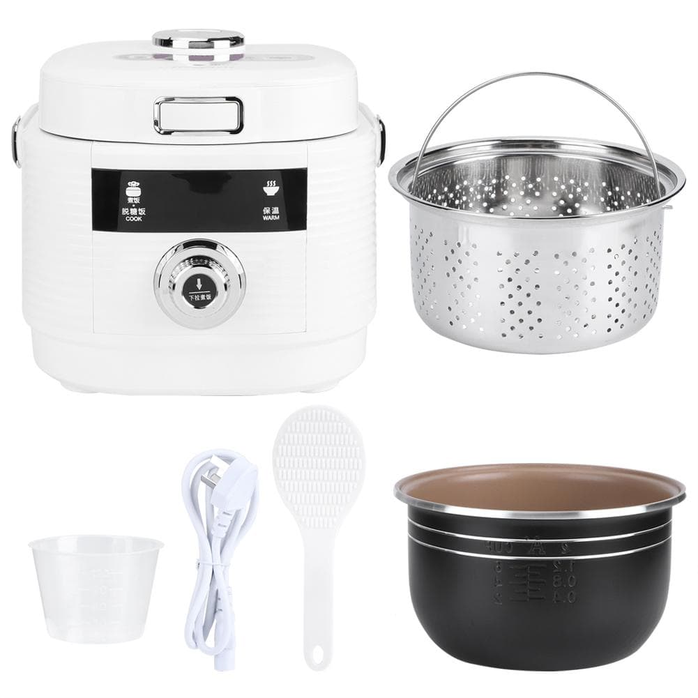 Home Electric Cooker Desugar Rice Cooker for Weight Loss Diabetes People White