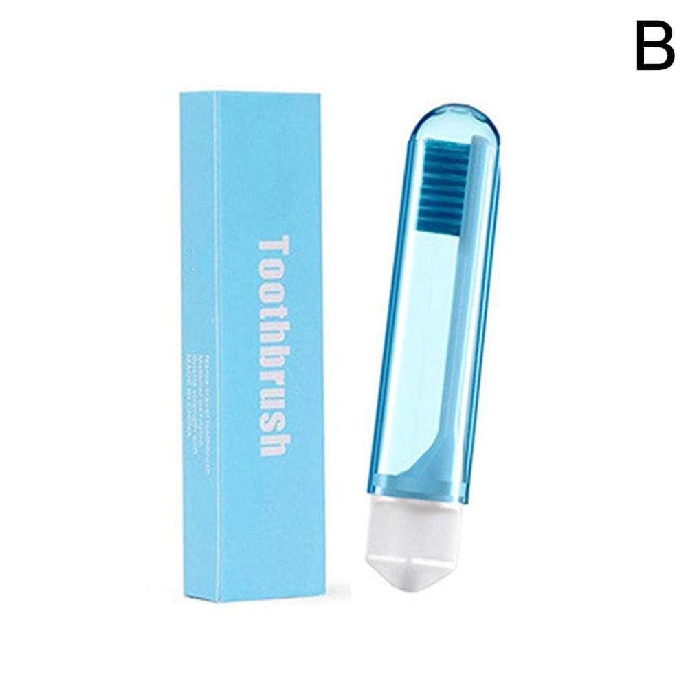 Travel Portable Folding Toothbrush Super Soft Bristle Toothbrush Fold Travel Camping Hiking Outdoor Easy To Take Teethbrush