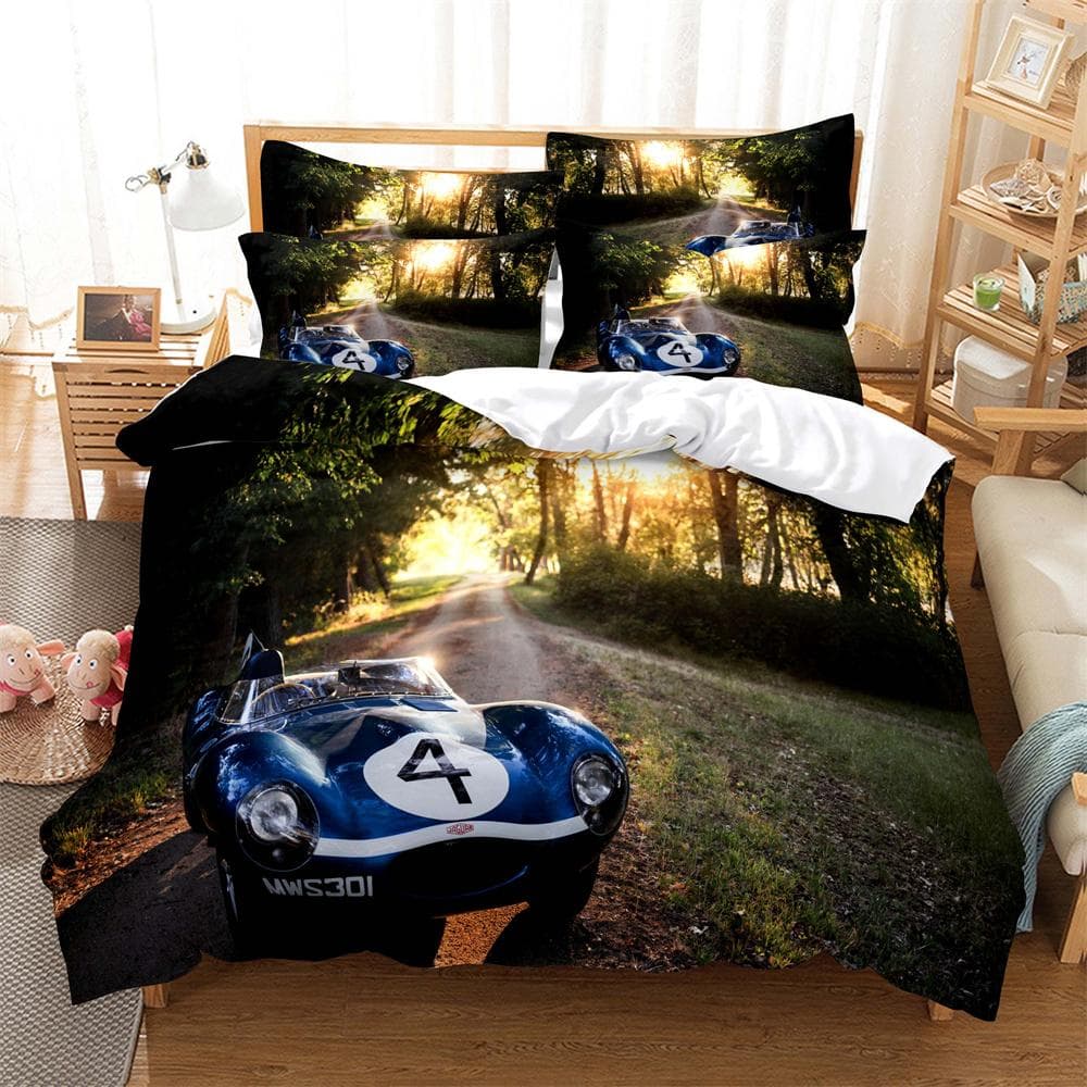 Forest 3D Digital Bedding Sets Home Bedclothes Super King Cover Pillowcase Comforter Textiles Bedding Set bed cover set EU single(135x200cm)