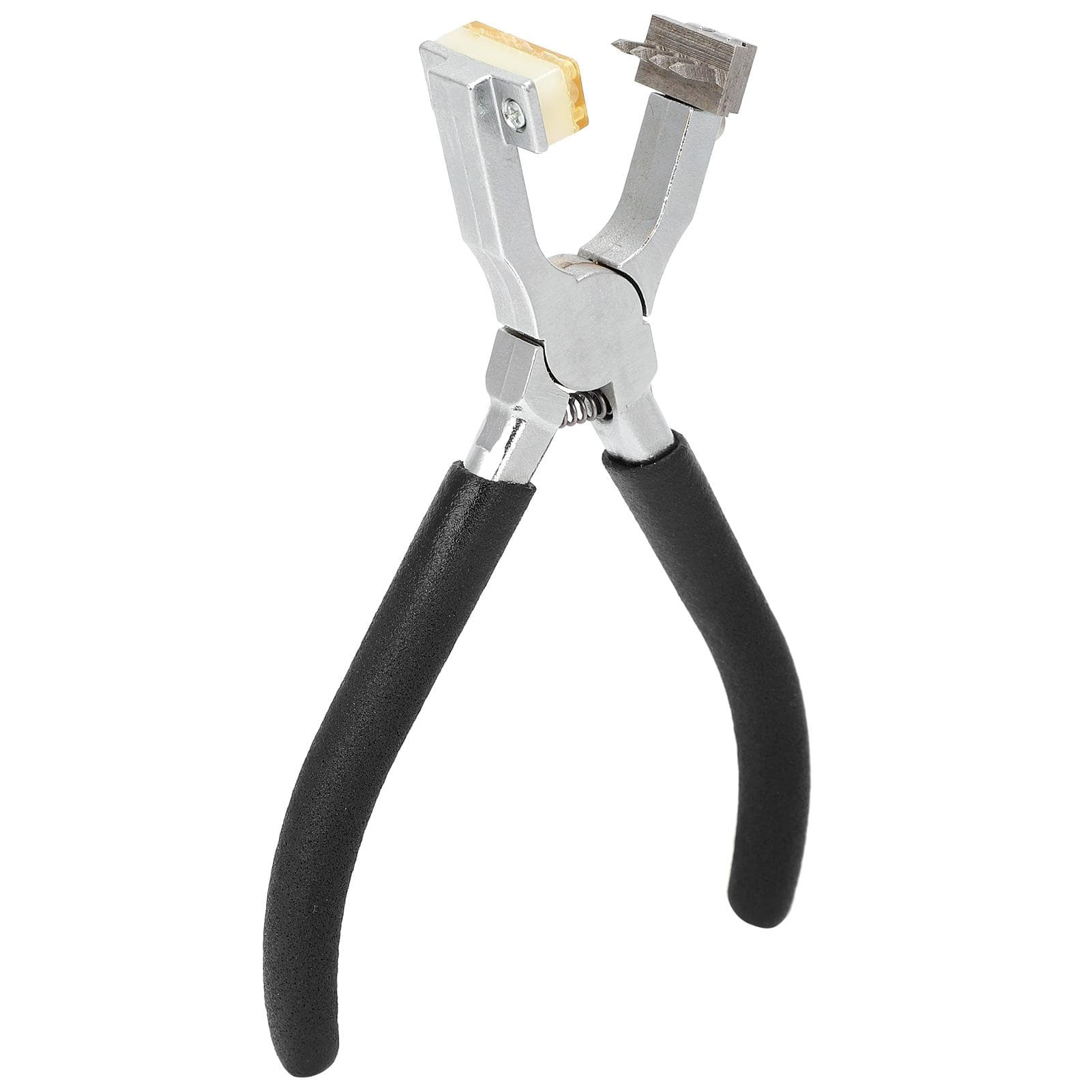 Stitching Hole Punch Stainless Steel Flat Mouth Prong Chisel Pliers Leather Hand Tool