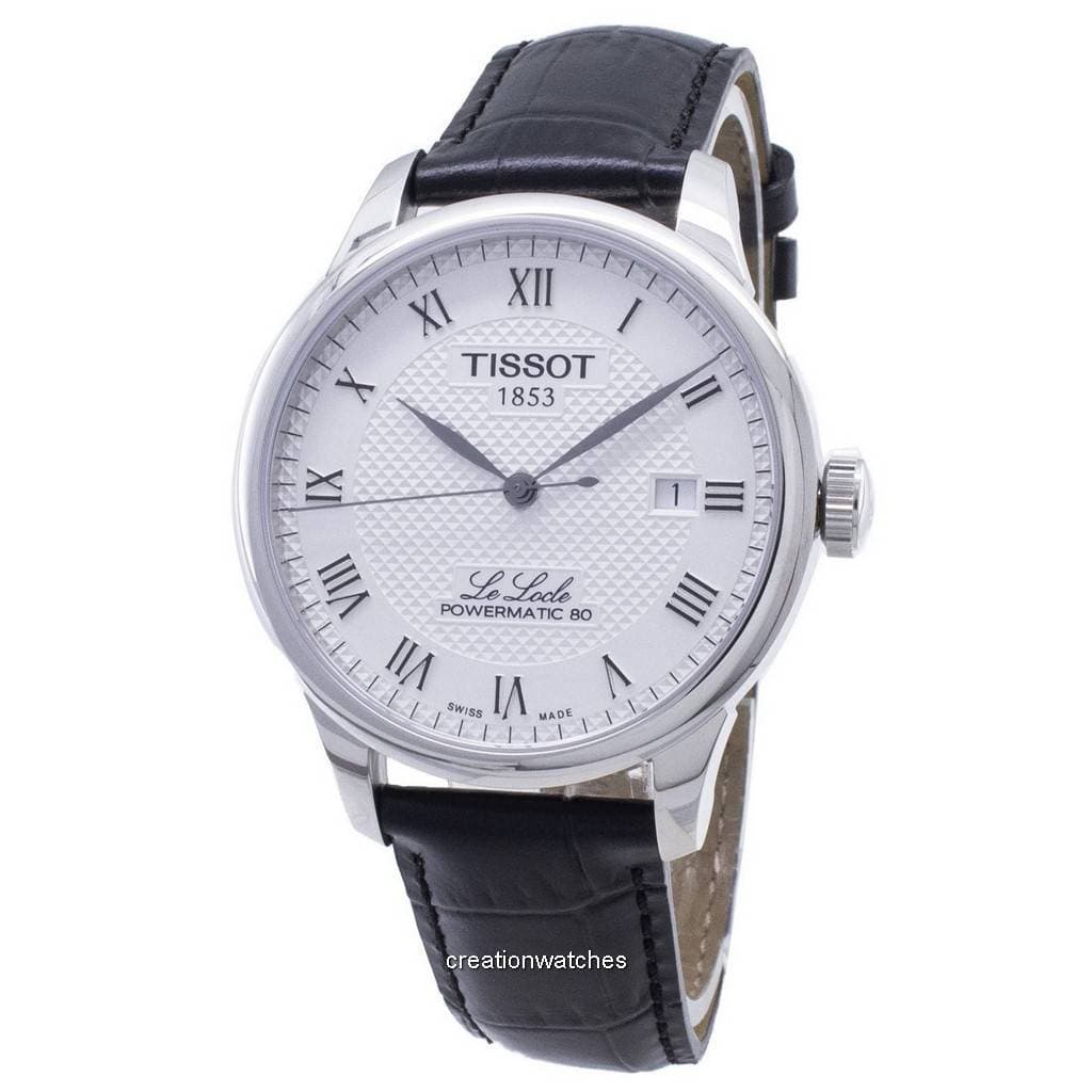Tissot T-Classic Le Locle T006.407.16.033.00 T0064071603300 Powermatic 80 Automatic Mens Watch silver