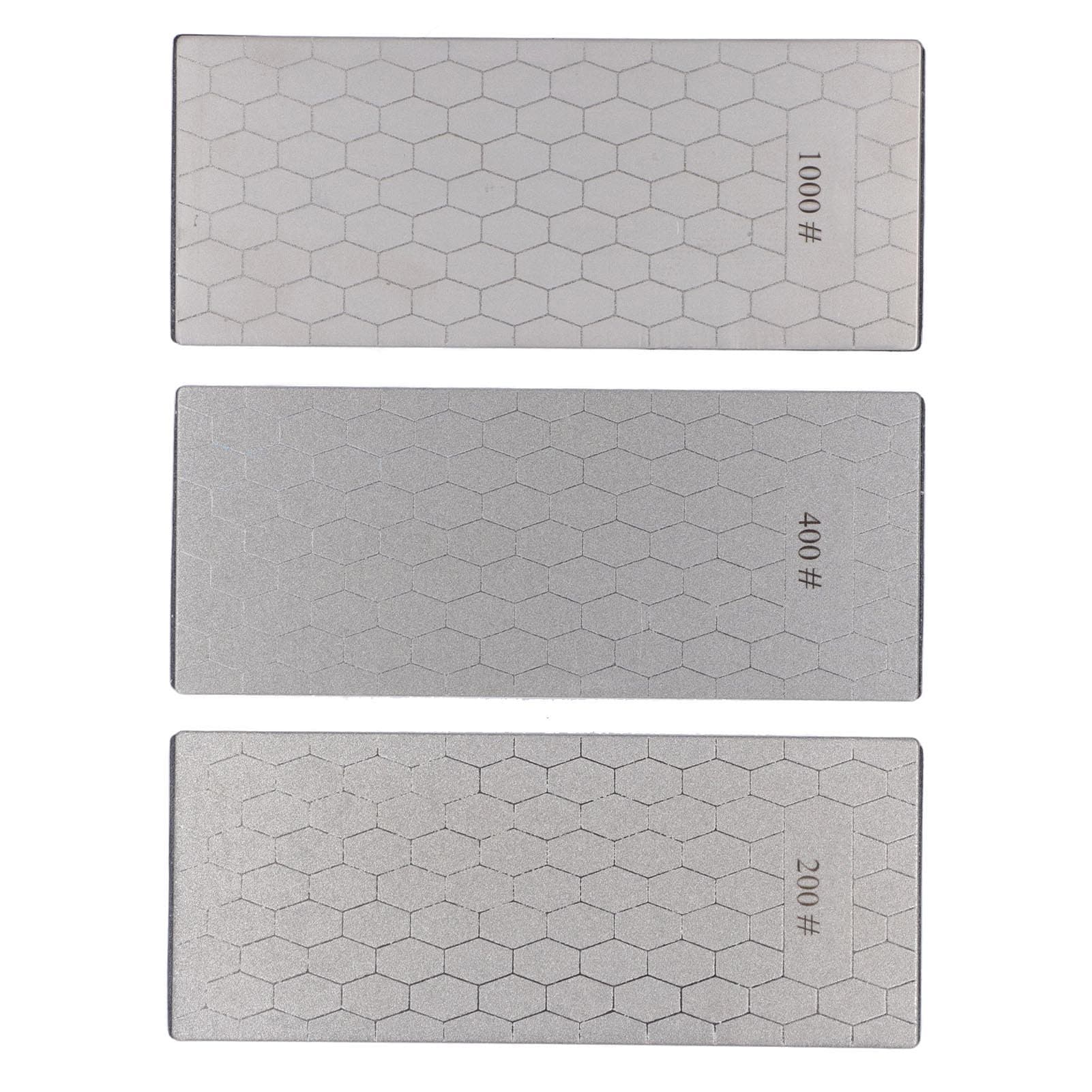 3PCS Sharpening Stone with Non Slip Base 200 400 1000 Grit Knife Sharpening Stone for Kitchen