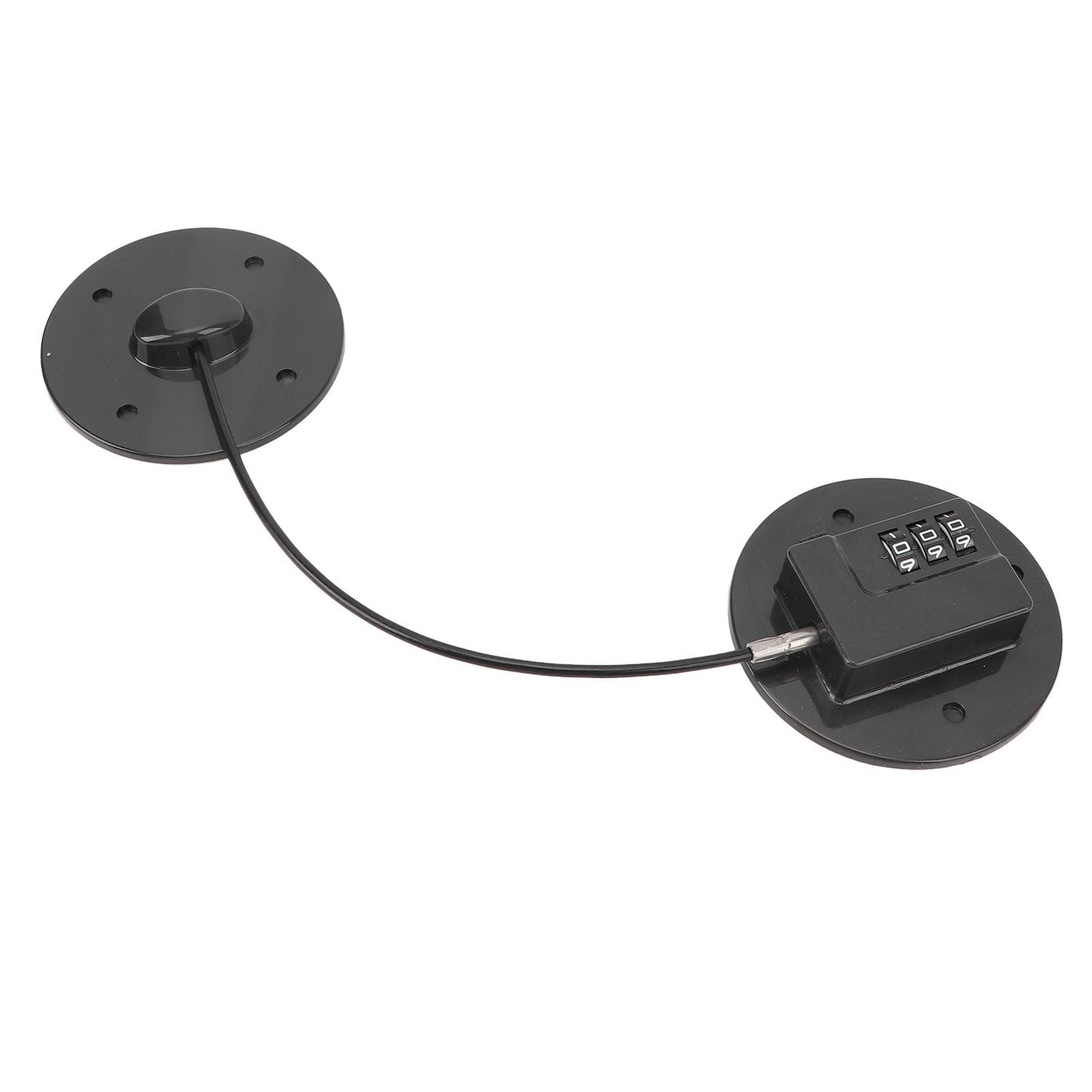 Heavy Duty Refrigerator Lock Keyless Combination Lock Security Password Lock for Small Fridge black