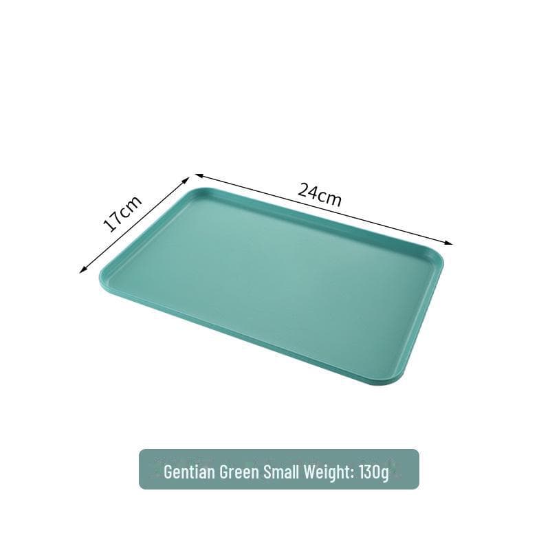 Nordic Rectangular Plastic Tea Tray for Home, Living Room, Restaurant, or Kindergarten Use
