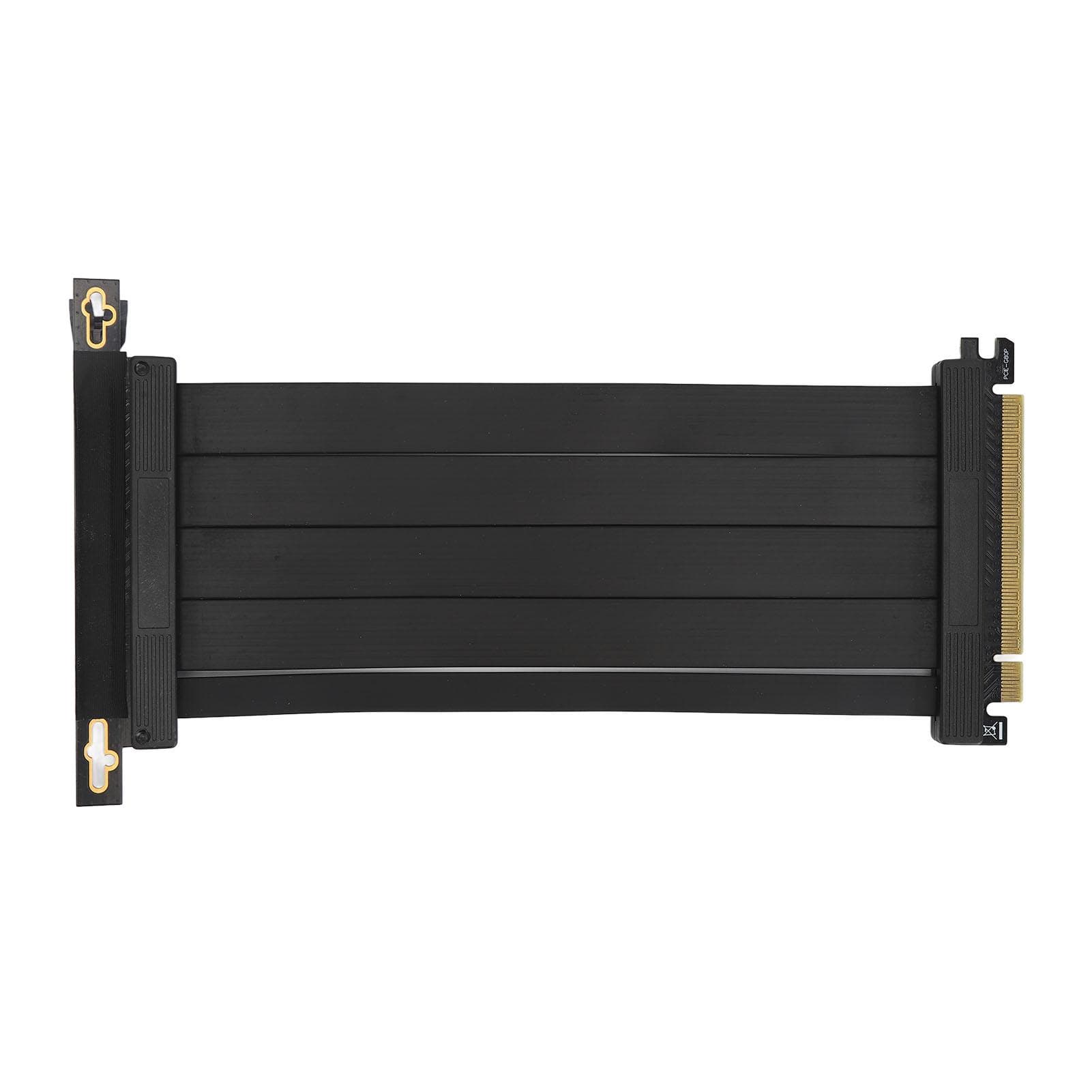 PCIE4.0 X16 Riser Cable 7.9in Length Right Angle High Speed Vertical Mount PCI Express Gen4 GPU