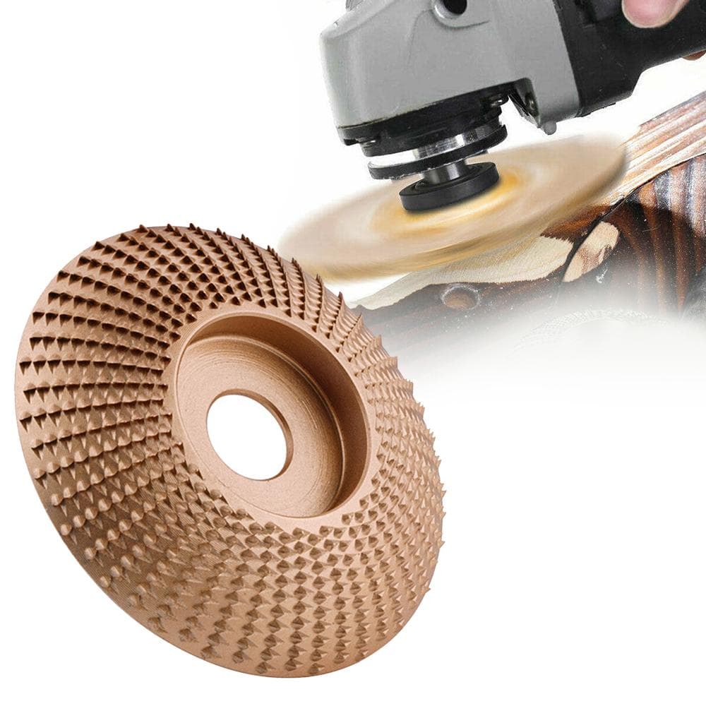 Sanding Carving Woodworking Angle Grinding Wheel Rotary Tool Abrasive Disc For Angle Grinder TYPE 2 gold