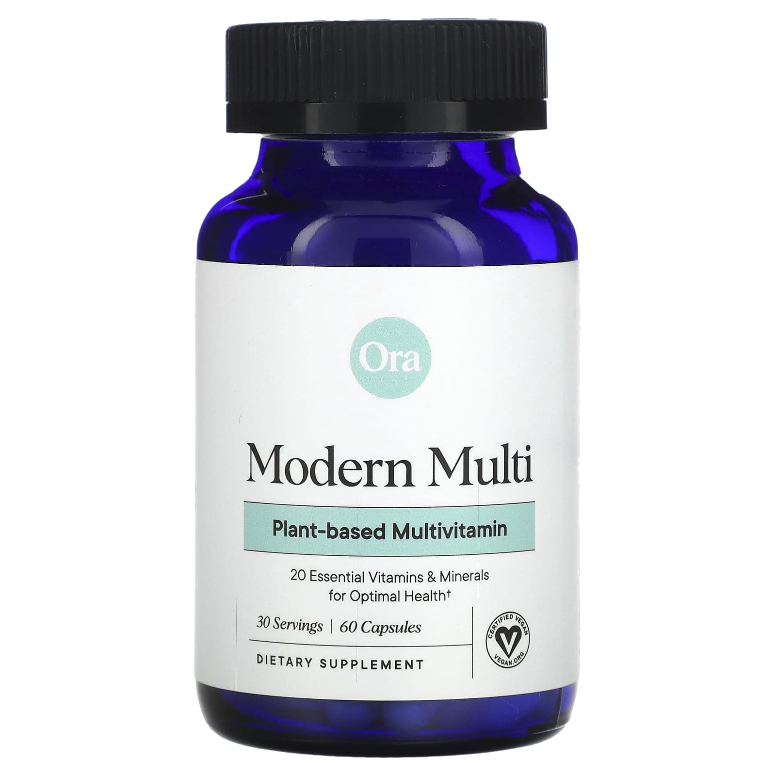 Ora, modern multi, vegetable multivitamin, 60 capsules
