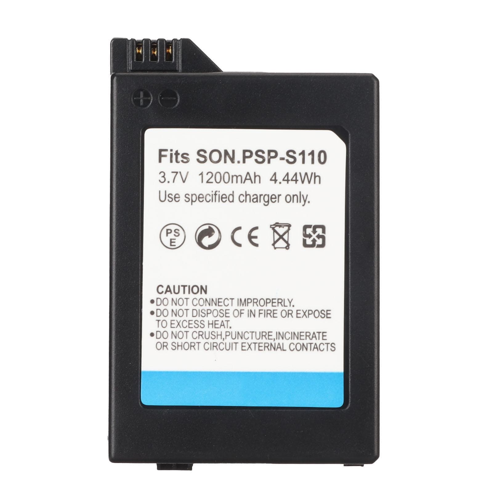 for PSP S110 Game Console Replacement Battery 1200mAh Lithium Ion Battery for 3000 2000 2001 2006