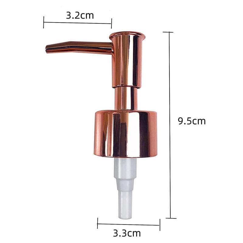 Diy Soap Pump Liquid Lotion Dispenser Replacement Head Jar Tube 28 Thread Standard Pump Cap Cap Liquid Soap Dispenser Rose gold