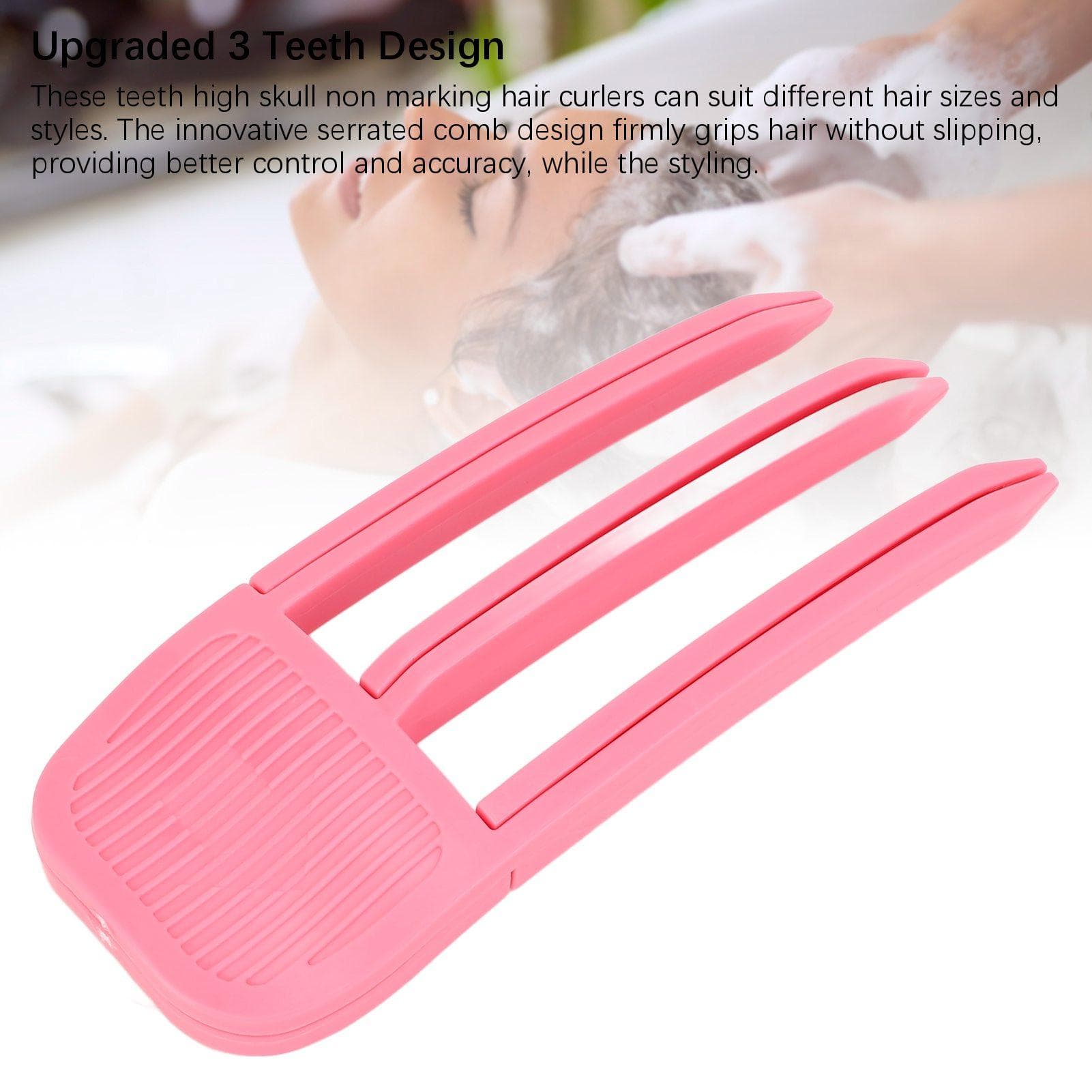 Wind Shaping Styling Comb 3 Teeth High Skull Styling Hair Clips No Trace Hair Root Lifting Clips