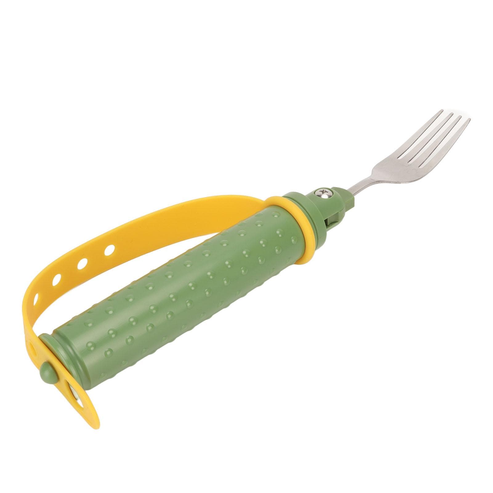 Easy Grip Eating Aids Fork Adjustable Prevent Shaking Stainless Steel Adaptive Eating Aid Utensils