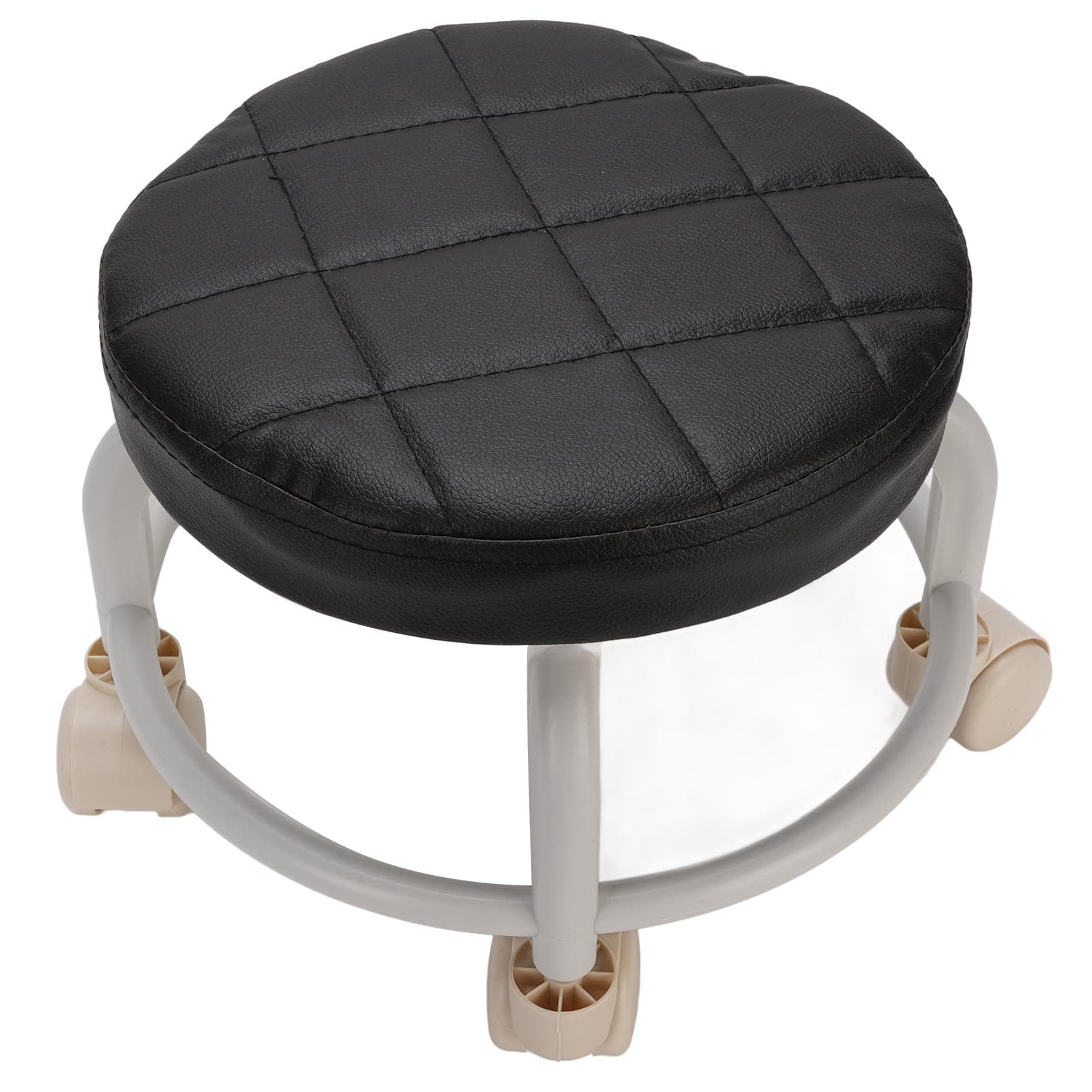 Low Roller Seat Comfortable 360 Degree Rotating Low Rolling Stool with Wheels for Home Office