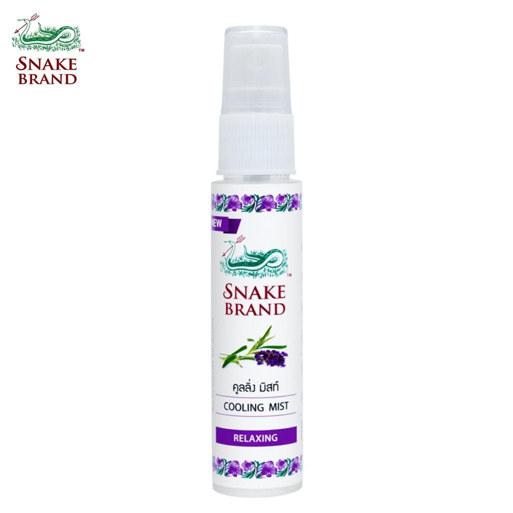 Snake Prickly Heat Cooling Mist Relaxing, French Lavender, 30 ml 1 pc / 3 pcs / 5 pcs - Thai 30 ml Violet