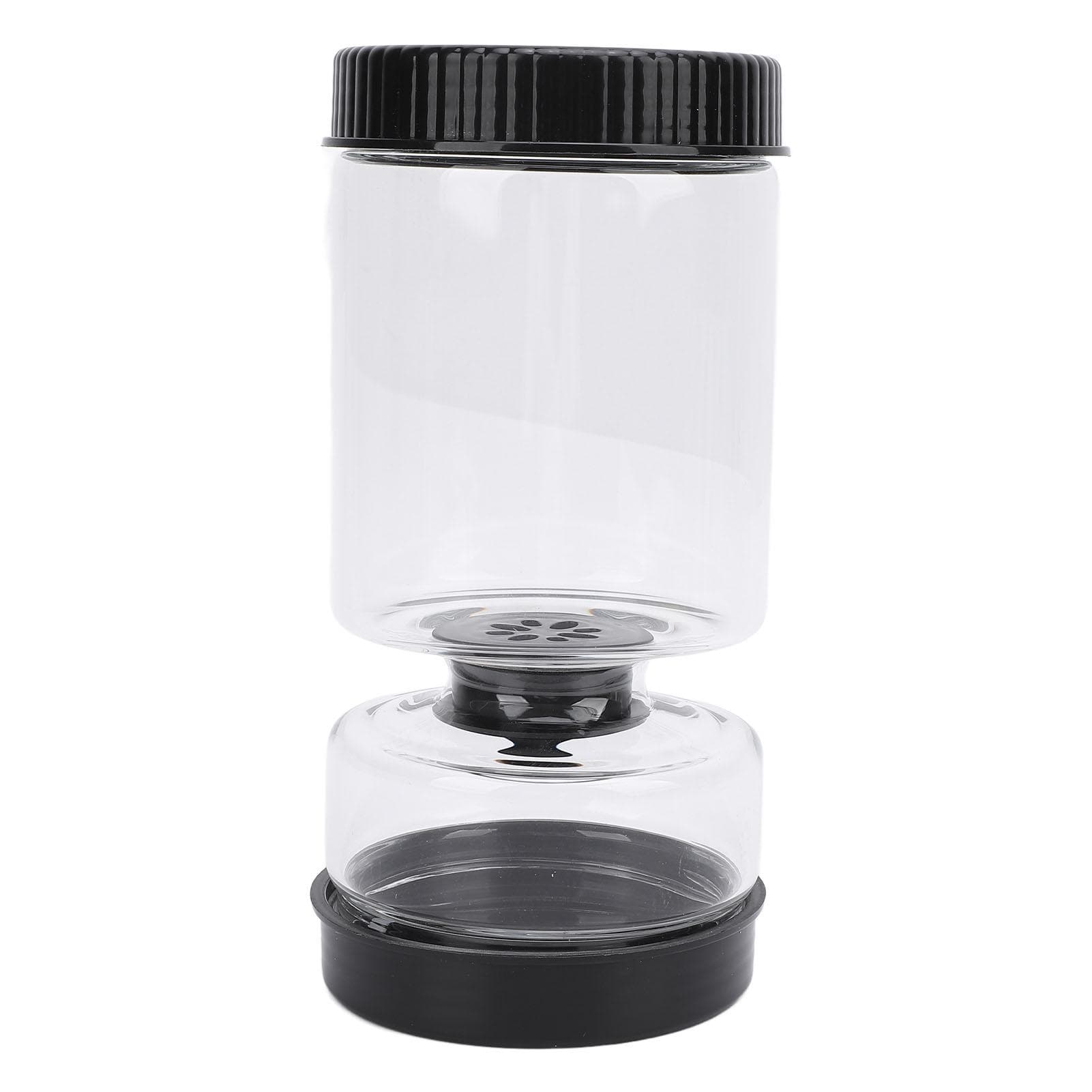 Glass Pickle Jar Kitchen Food Sealed Storage Container Cucumbers Olives Dill Hourglass Jar L(for 6.5-9kg)