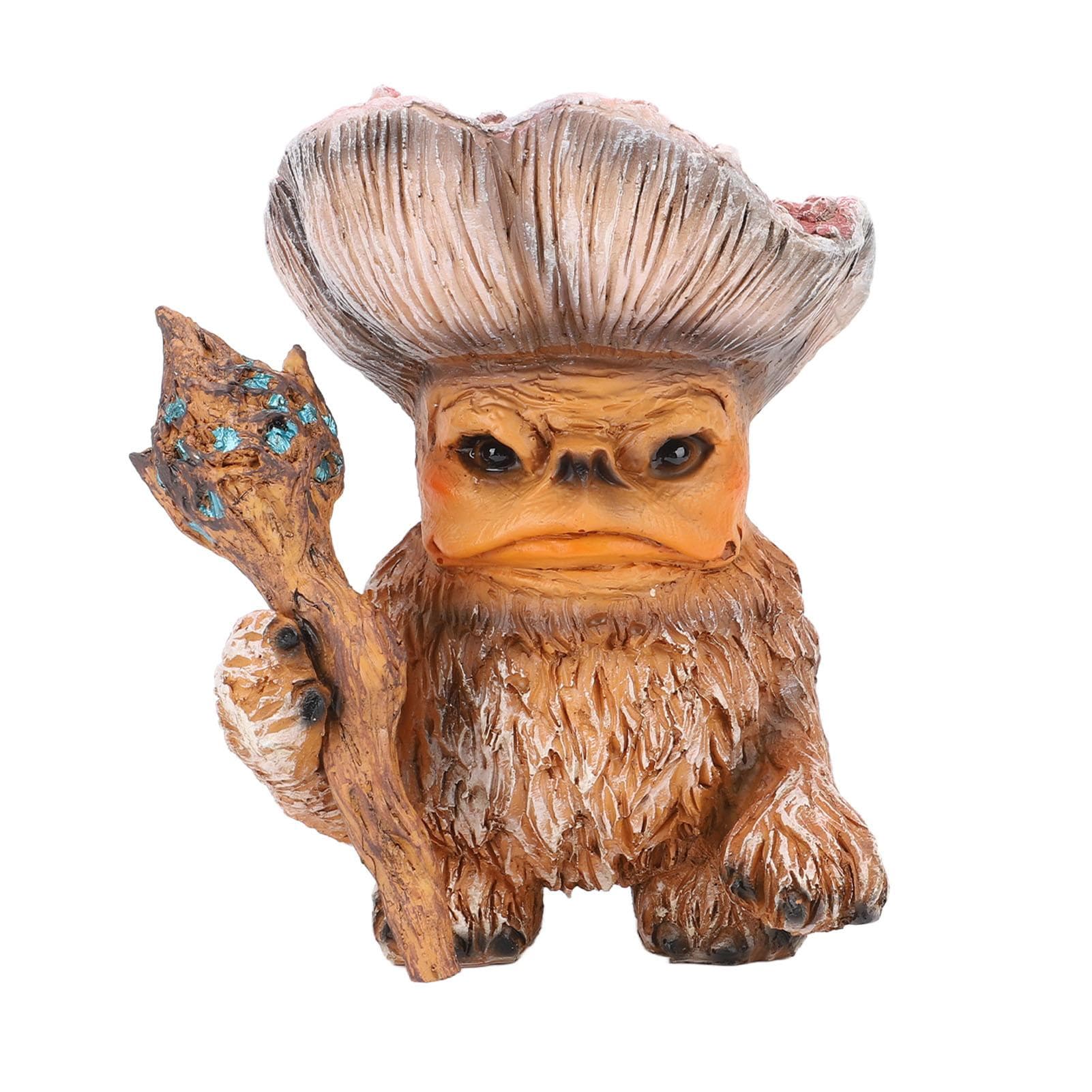 Fairy Mushroom Monster Resin Gothic Style Exquisite Vividly Detailed Outdoor Garden Statue for Lawn
