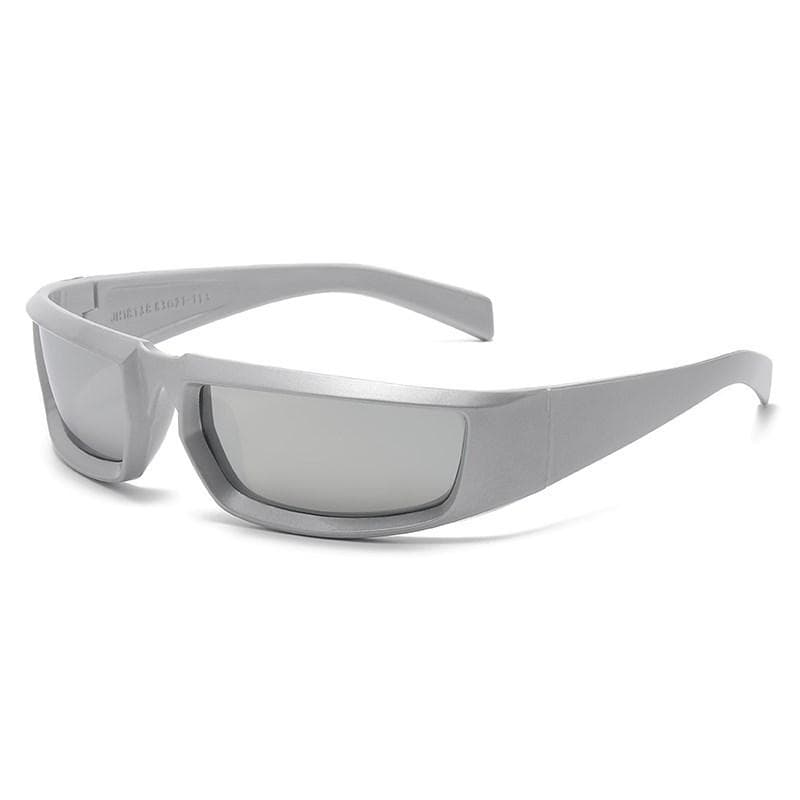 Y2k Mirror Sunglasses Women Punk UV400 Sports Sun Glasses Men Goggles Shades Eyewear Unique Fashion