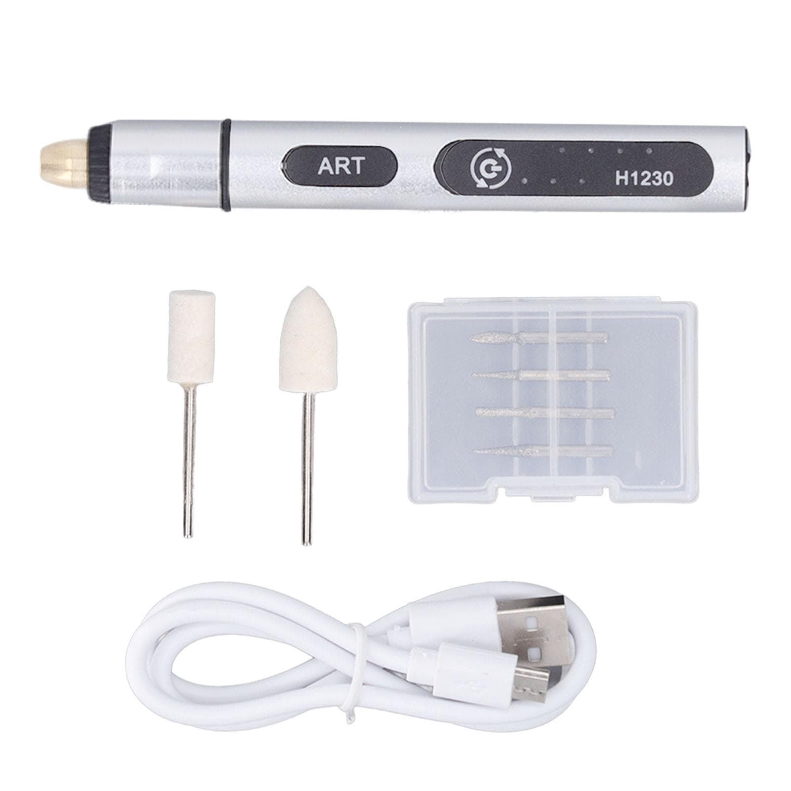 Mini Grinder Pen Rechargeable CW CCW 3 Speeds Electric Rotary Grinding Tool Built in Battery