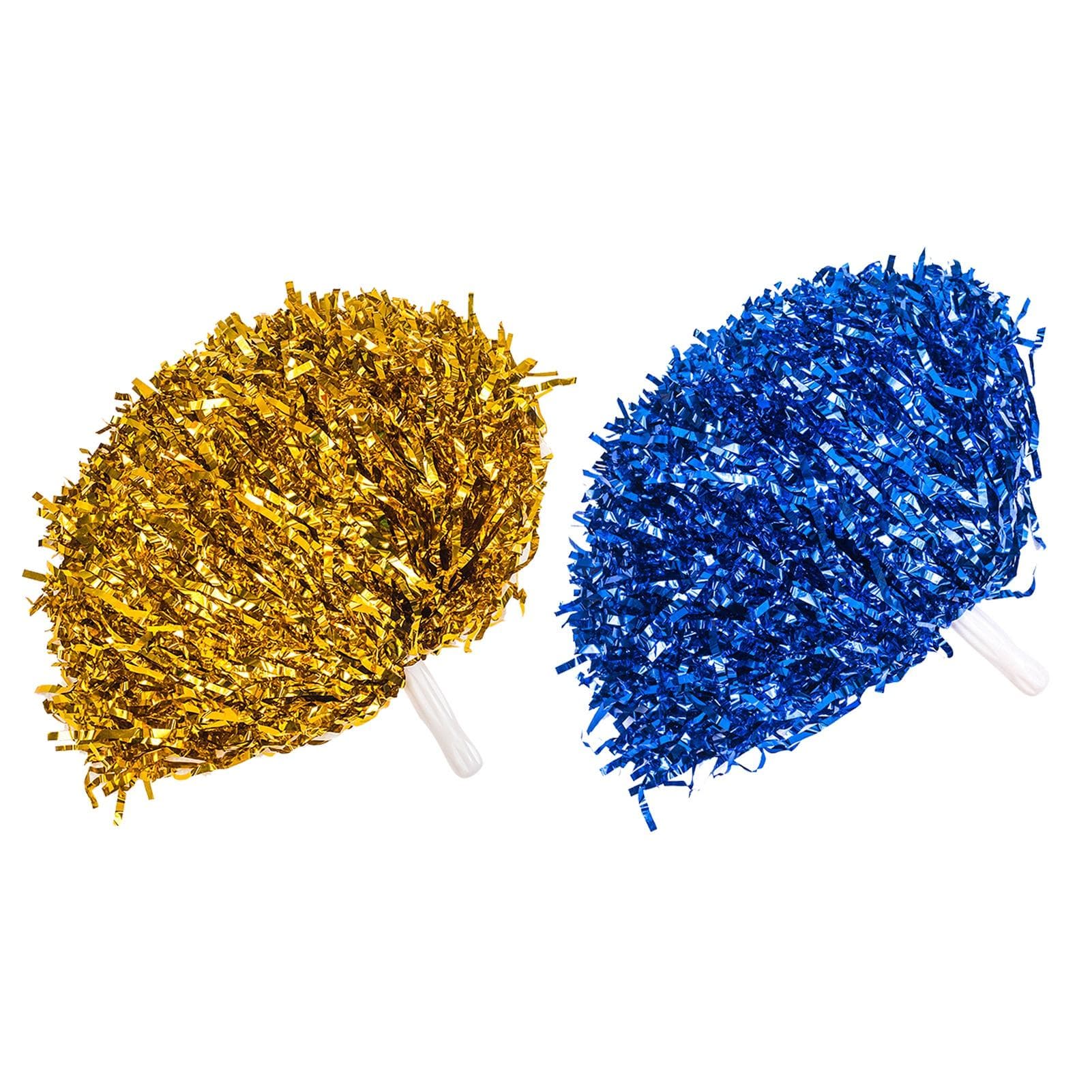 Cheering Pompoms Reusable Pure Color Flash Effect Plastic Cheering Poms Ball for Basketball