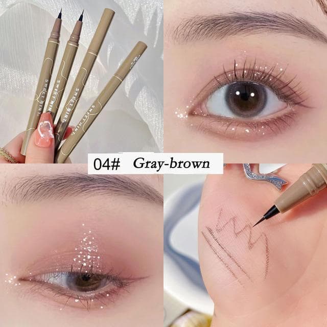 Waterproof Liquid Eyebrow Easy To Color Sweat-proof Eyebrow Pen 0.005MM Ultra Thin Head Eye Makeup Cosmetic