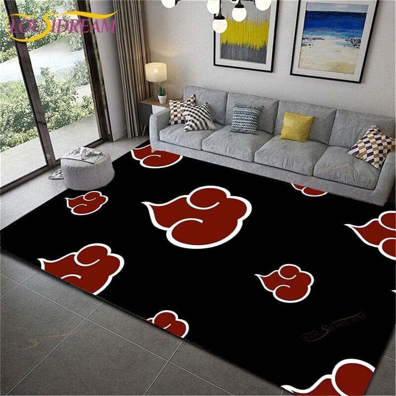 Anime Naruto Non-slip Rugs for Living Room Comfortable Carpet Soft Floor Mat Rugs for Bedroom Mat Area Rug home Large Furry Mat 100cm x 120cm