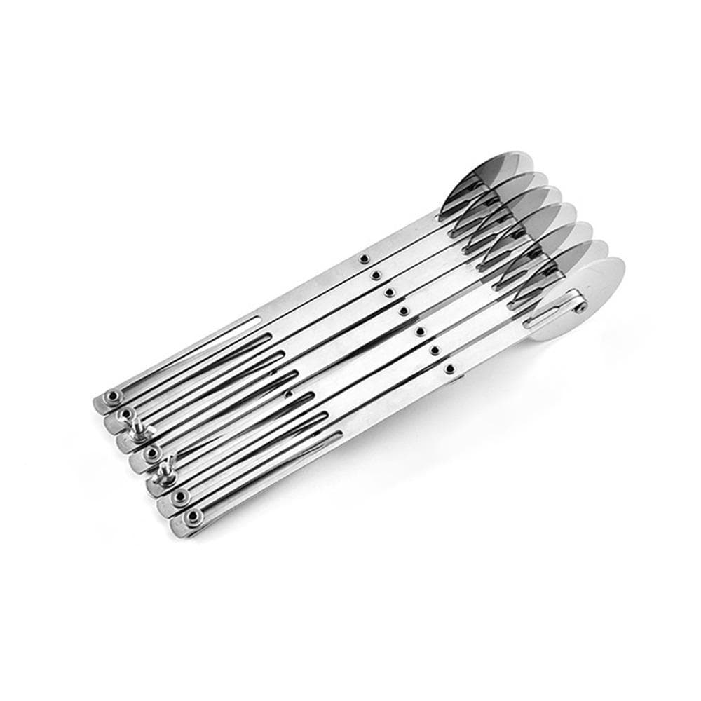 357Wheel 430 Stainless Steel Multifunction Multiwheel MultiRound Pizza Cutter Pastry Cake 7