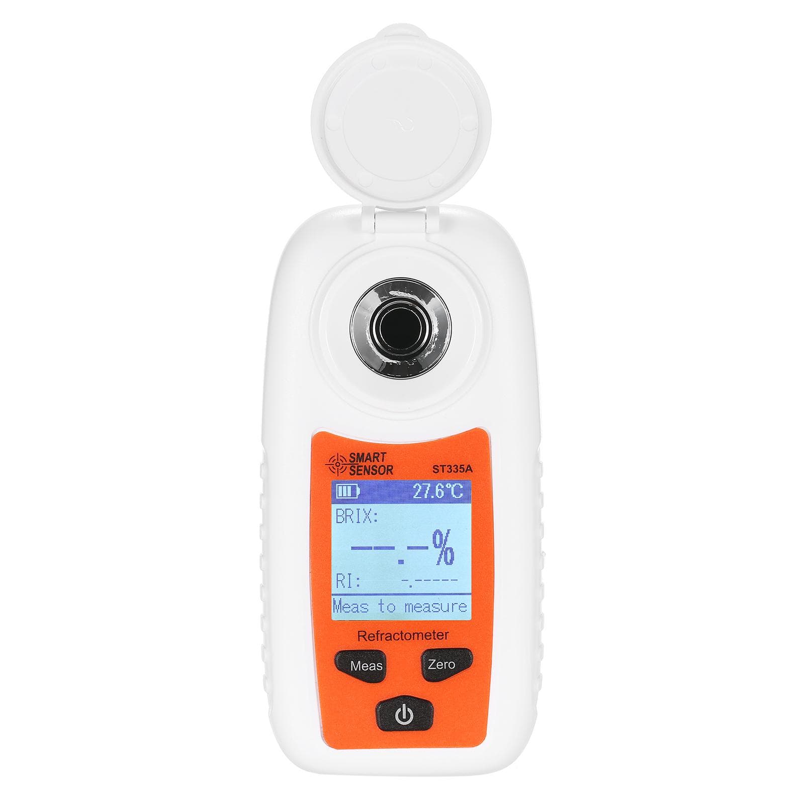 SMART SENSOR ST335A LCD Digital Refractometer Portable Handheld Honey Refractometer ATC Sugar orange