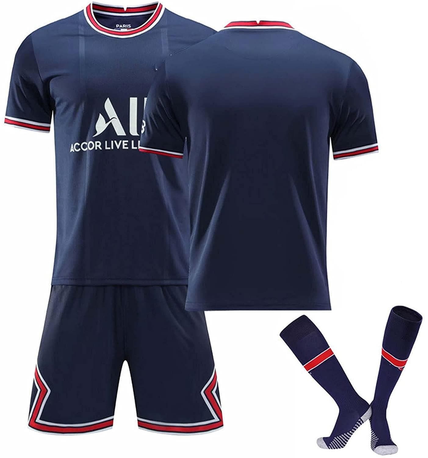 2122 Home Jersey- Saint-Germain Children's Football Training Suit Set 28 blue
