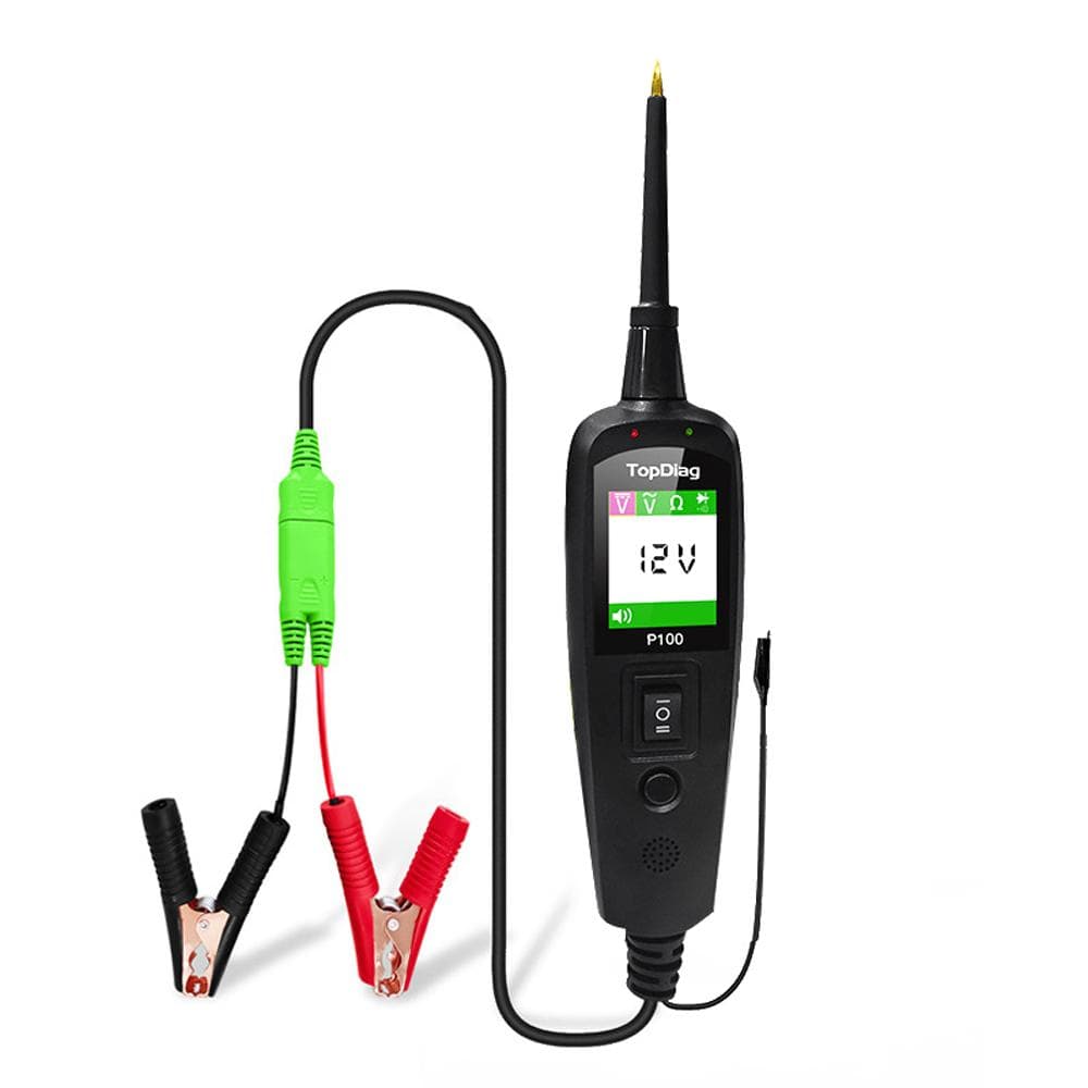 Automotive Circuit Tester Power Circuit Probe Kit Car Voltage/Resistant Tester Diagnostic Tool 2M Cable black
