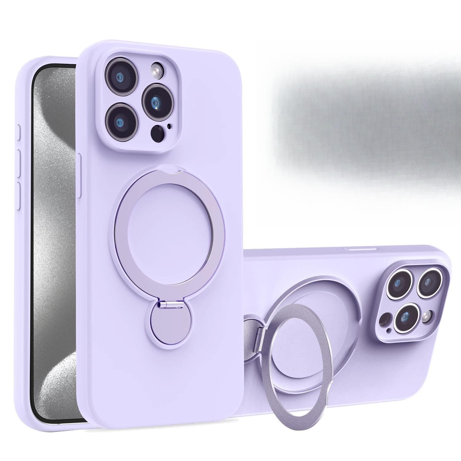 Applicable To Apple 16pro Mobile Phone Case Magnetic Suction Bracket 360° Rotating IPhone 15 Liquid 14 Anti-fall Protection Case iPhone13proMax