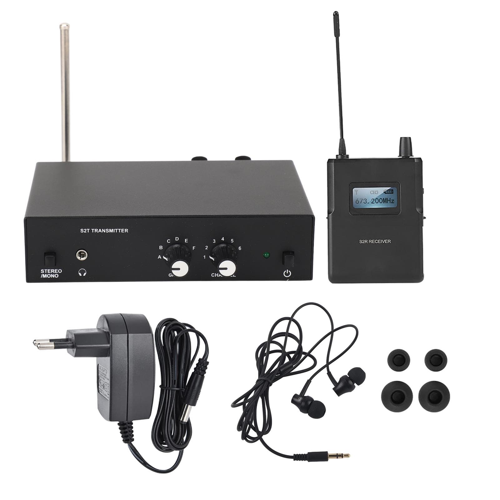 For ANLEON S2 UHF Stereo Wireless Monitor System in Ear System 670680MHZ