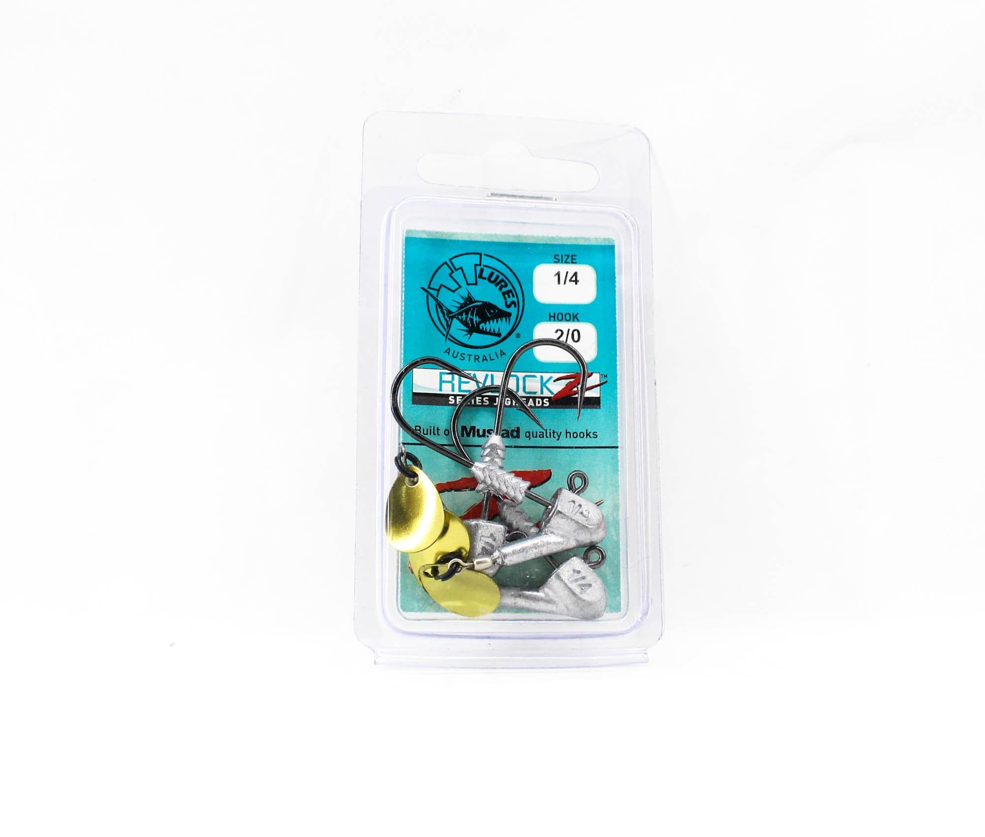 Tackle Tactics TT Revlockz HD Jig Head 1/4 oz 2/0 2/pack (9360)