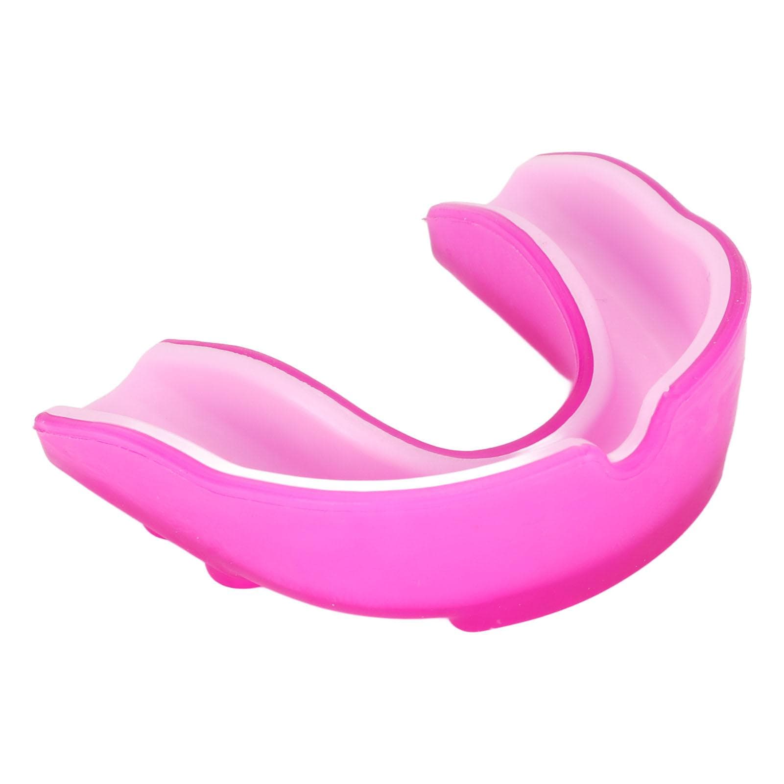 Sports Mouthguard Protective Rubber Mouth Guard With Storage Box for Football Basketball Adults purple