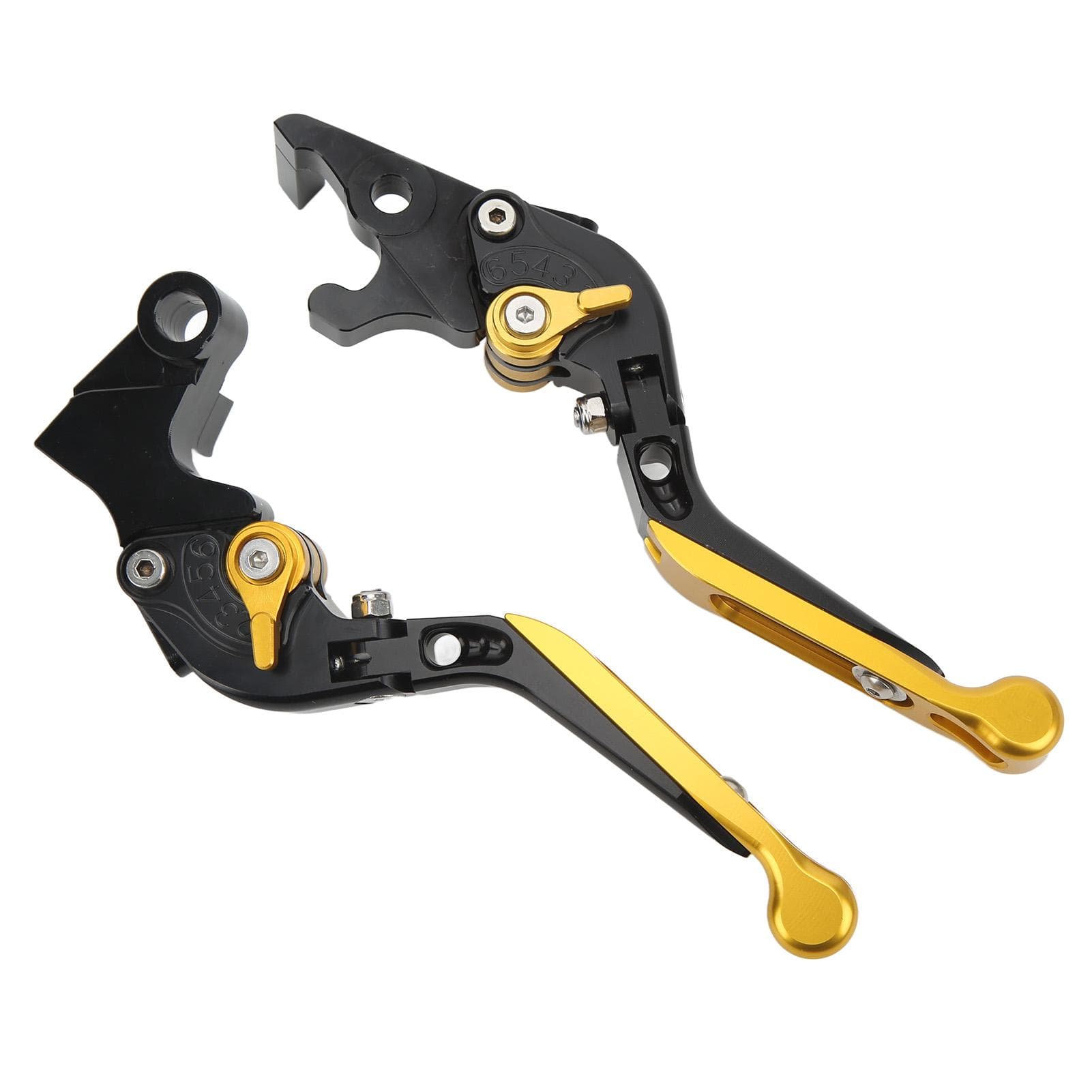 Pair 147mm Motorcycle Folding Short Clutch Brake Lever CNC Aluminum Alloy for MT07 MT09 FZ07