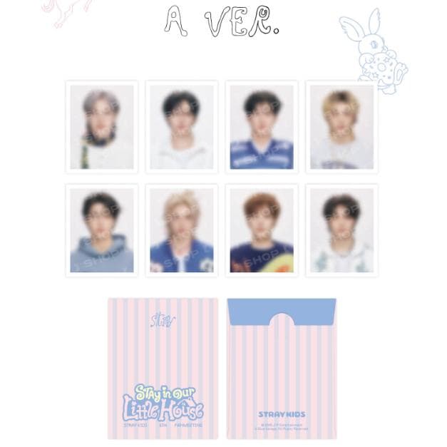 Pre-order Stray Kids 6th Fanmeeting Stay in Our Little House ID Photo Set A ver.