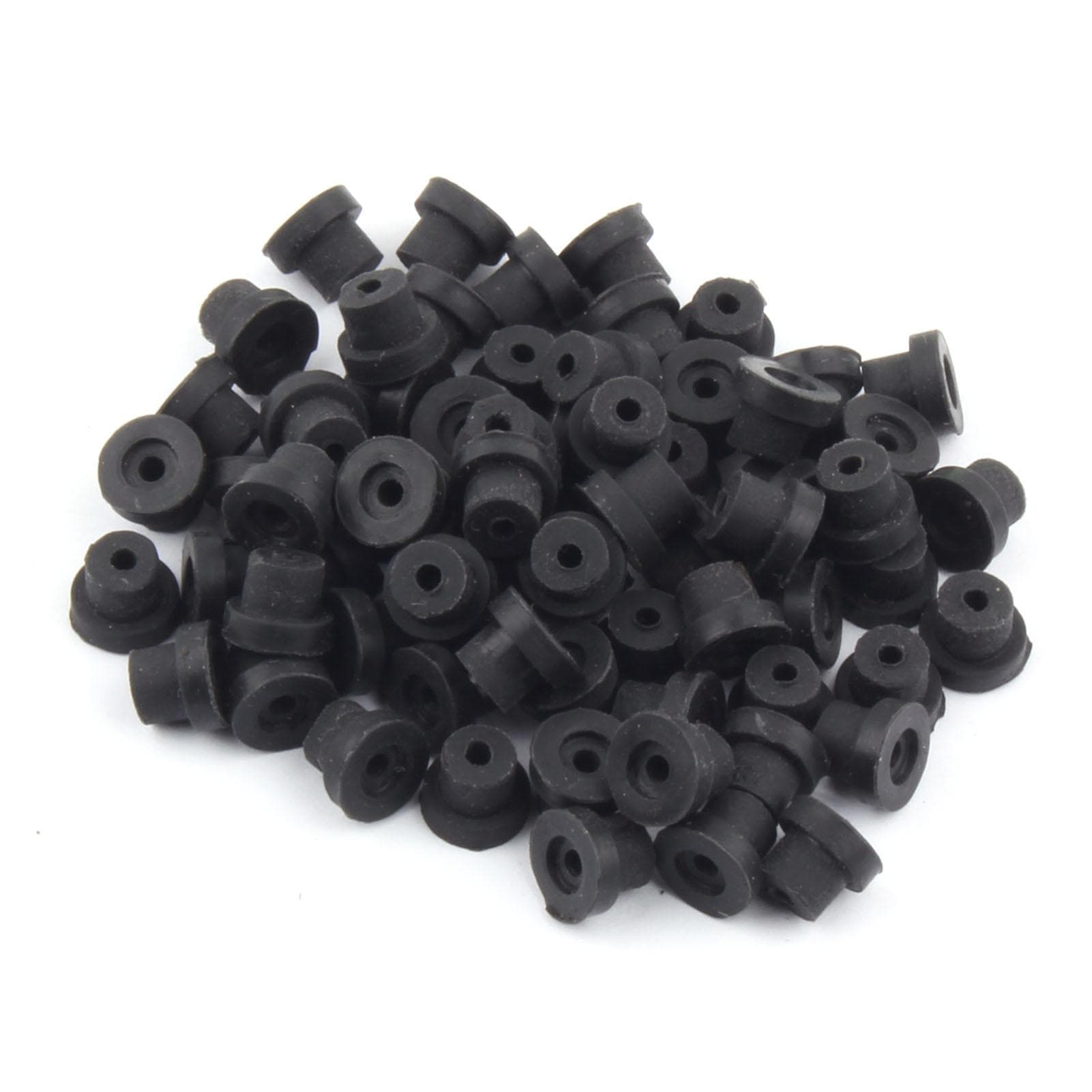 100Pcs/bag Tattoo Needle Pads Silicone Needle Pad Soft Wear-resistant Tattoo Equipment Tattoo black