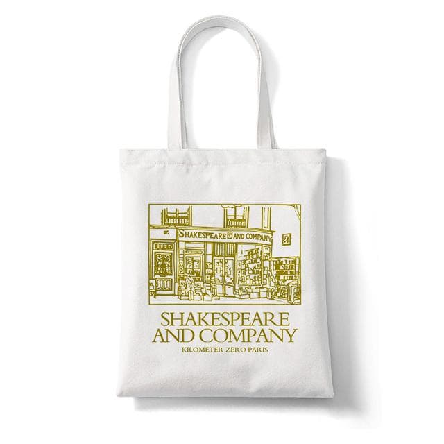 Shakespeare Print Women Canvas Shoulder Bag High Capacity Tote Bag Aesthetics Shopping Bags Cotton Handbags Books Bag For Girls 24*26cm