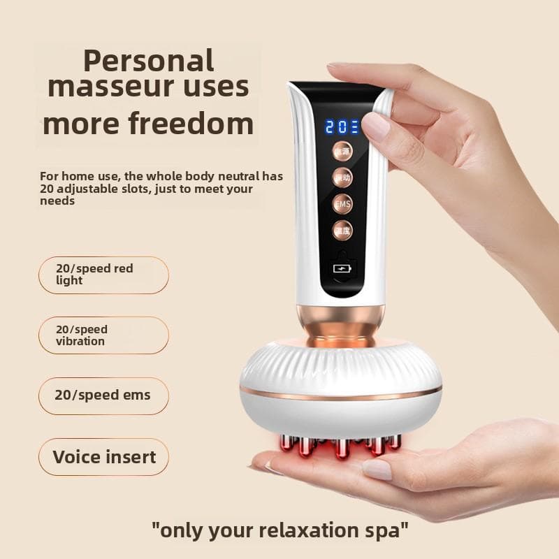 Electric Massage Brush, Shoulder and Neck Thermostat, Abdominal Rub, Electric Scraping Instrument, Vibration Massage Brush, Dredging Instrument Brush
