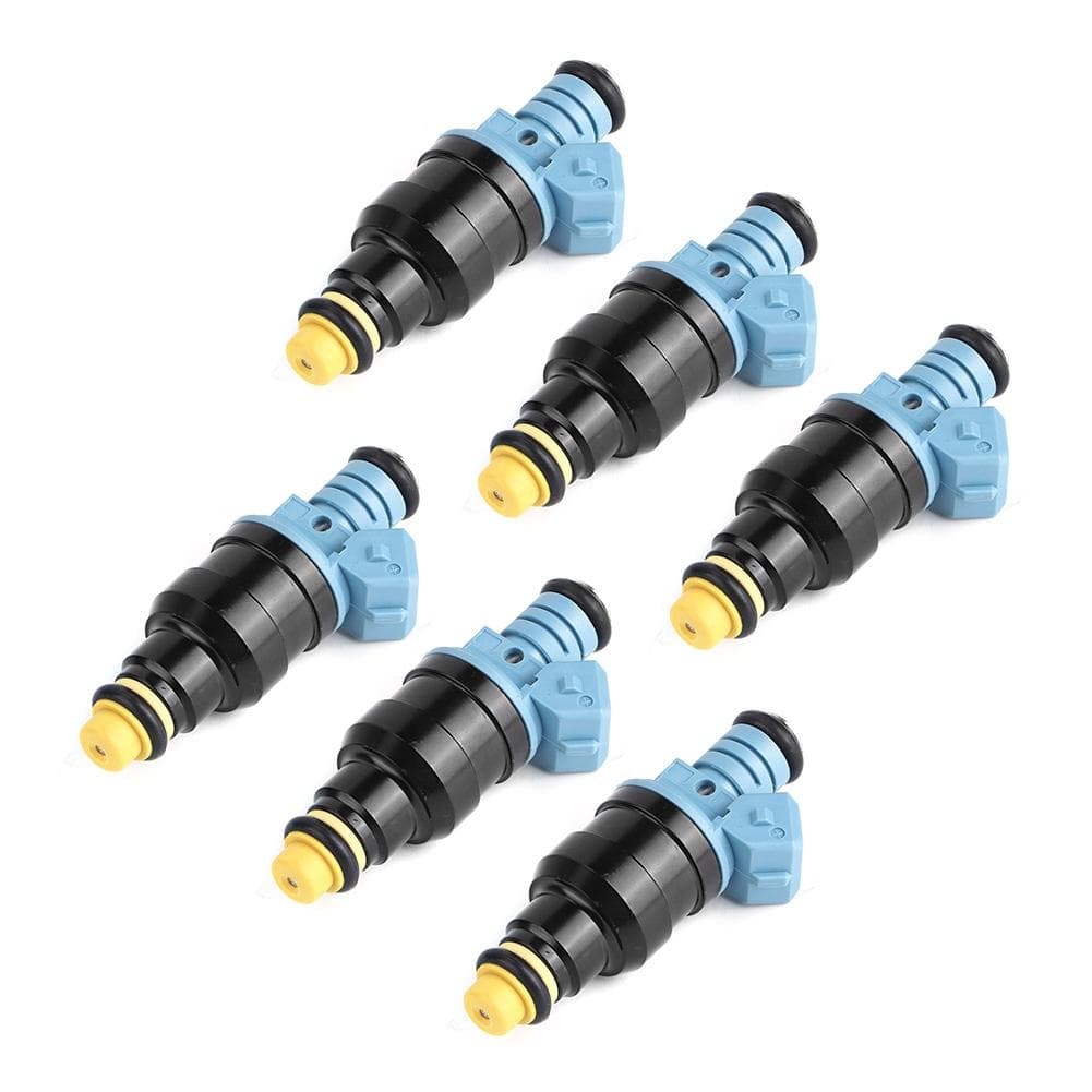 6pcs Fuel Injectors Nozzle 0280150715 Replacement Fit for 325i 525i 750il 850ci